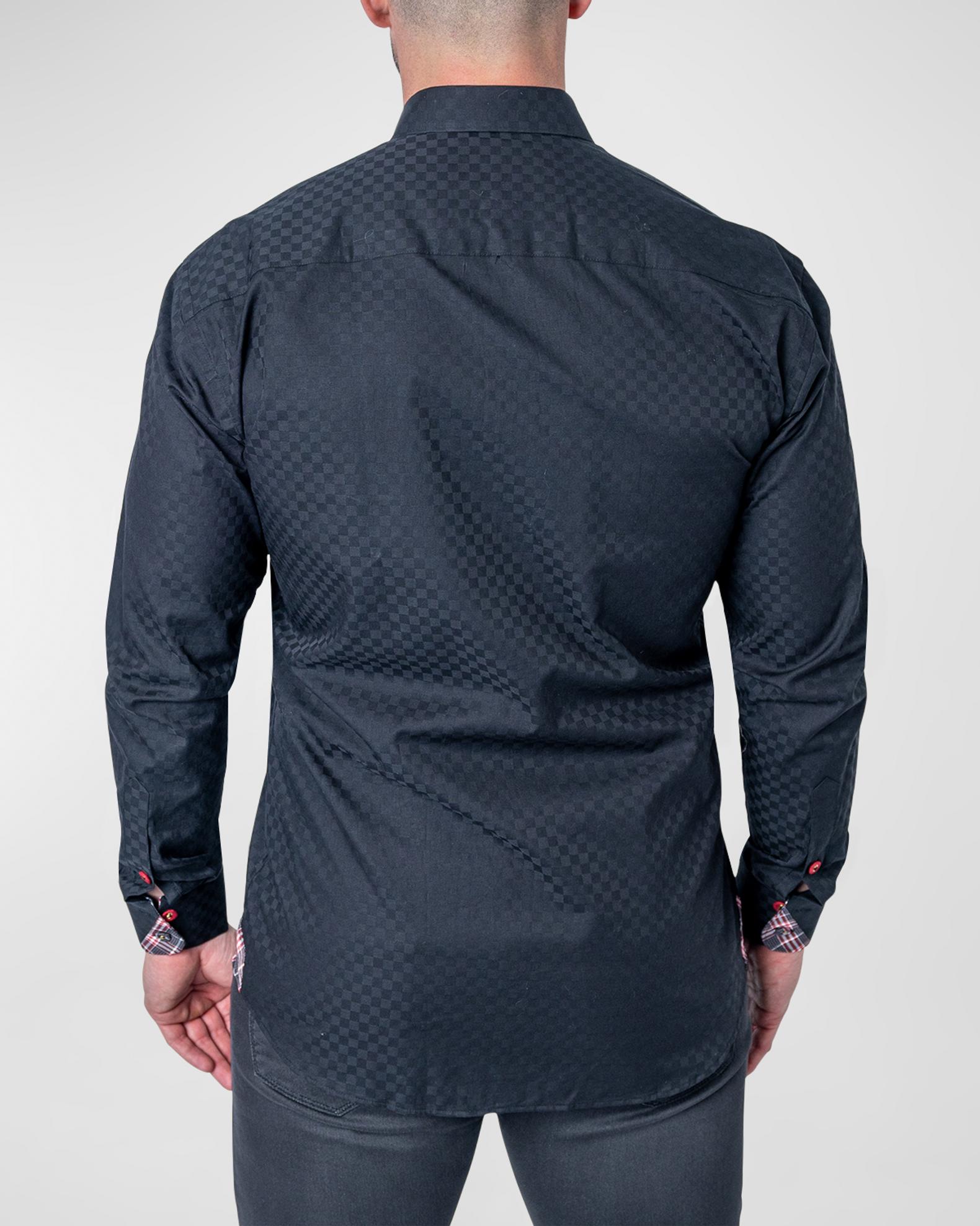 Maceoo Men's Mini Panam Square Sport Shirt | Neiman Marcus