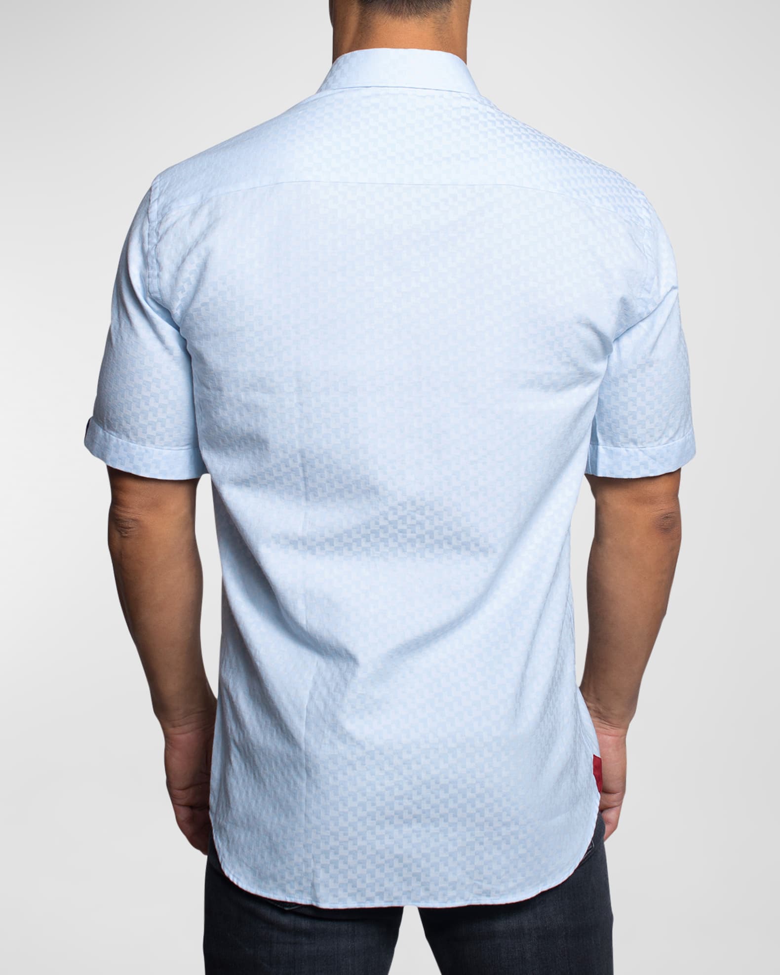 Men's Fresh L Patterned Sport Shirt 1