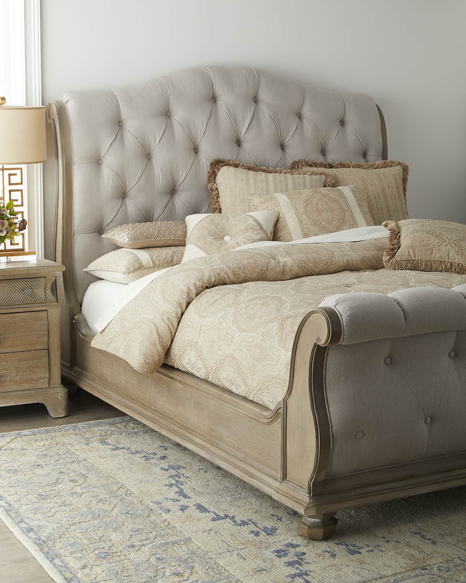 Summer Creek Shoal King Sleigh Bed 1