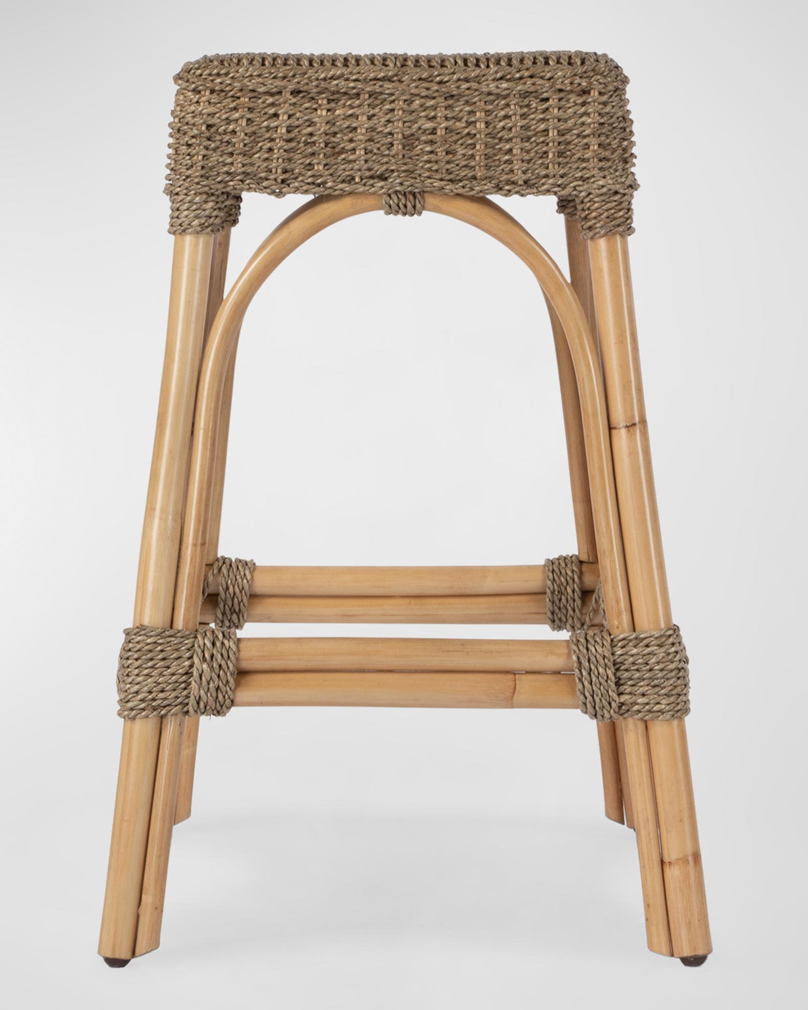 Butler Specialty Co Rana Rattan Counter Stool, 24.5