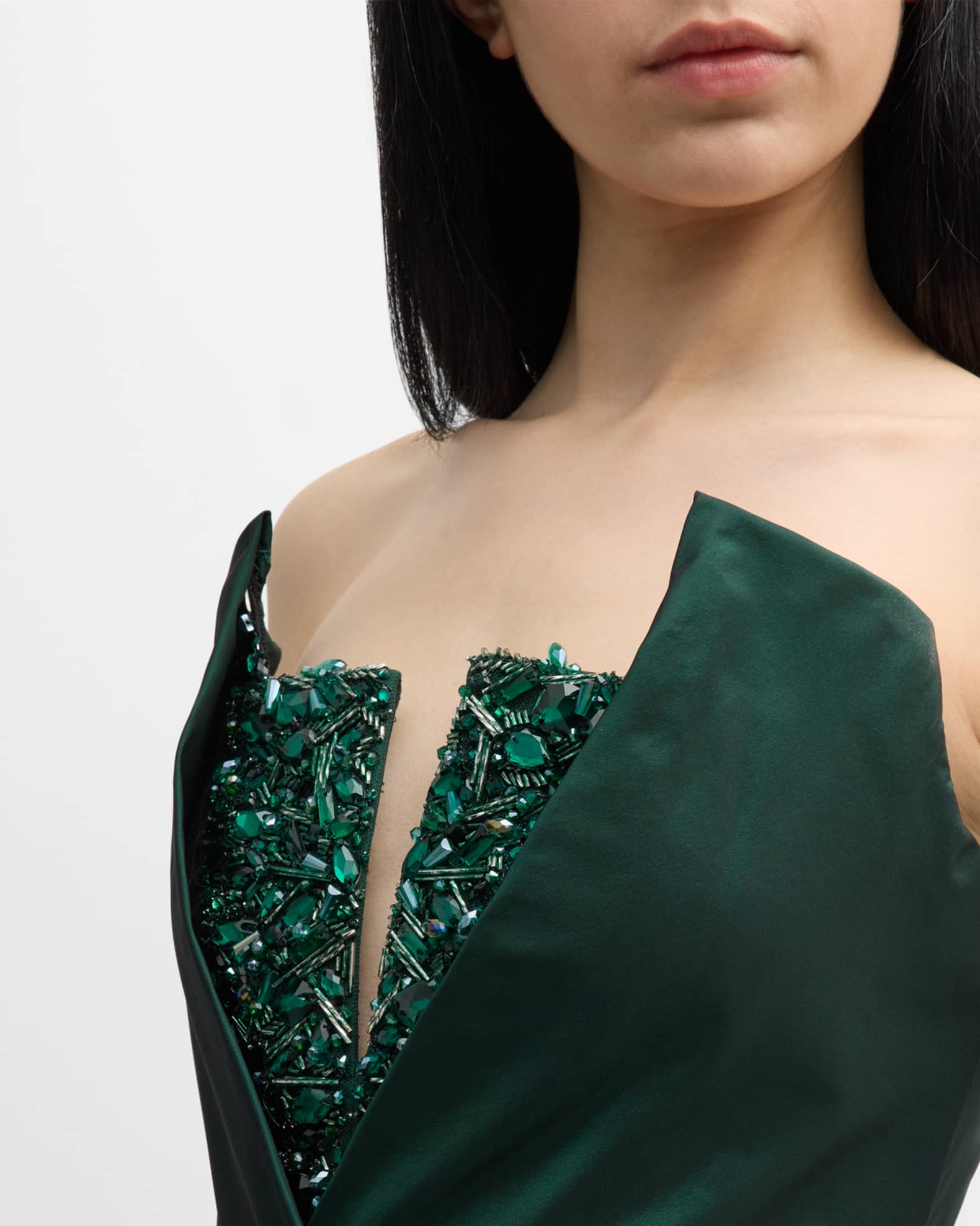 SALE Strapless Taffeta Gown  Size 10 Style 20015 main image 0