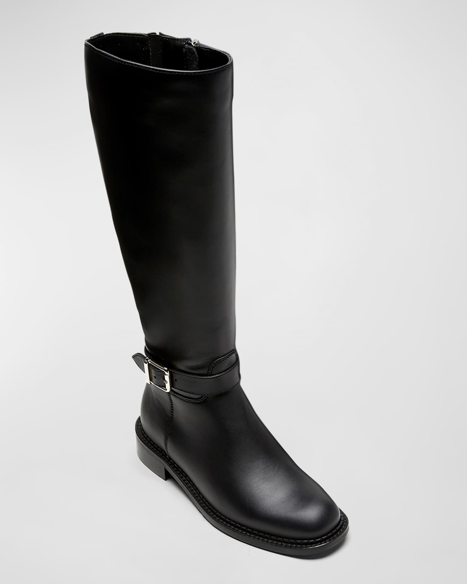 The Laverne Leather Knee Boot