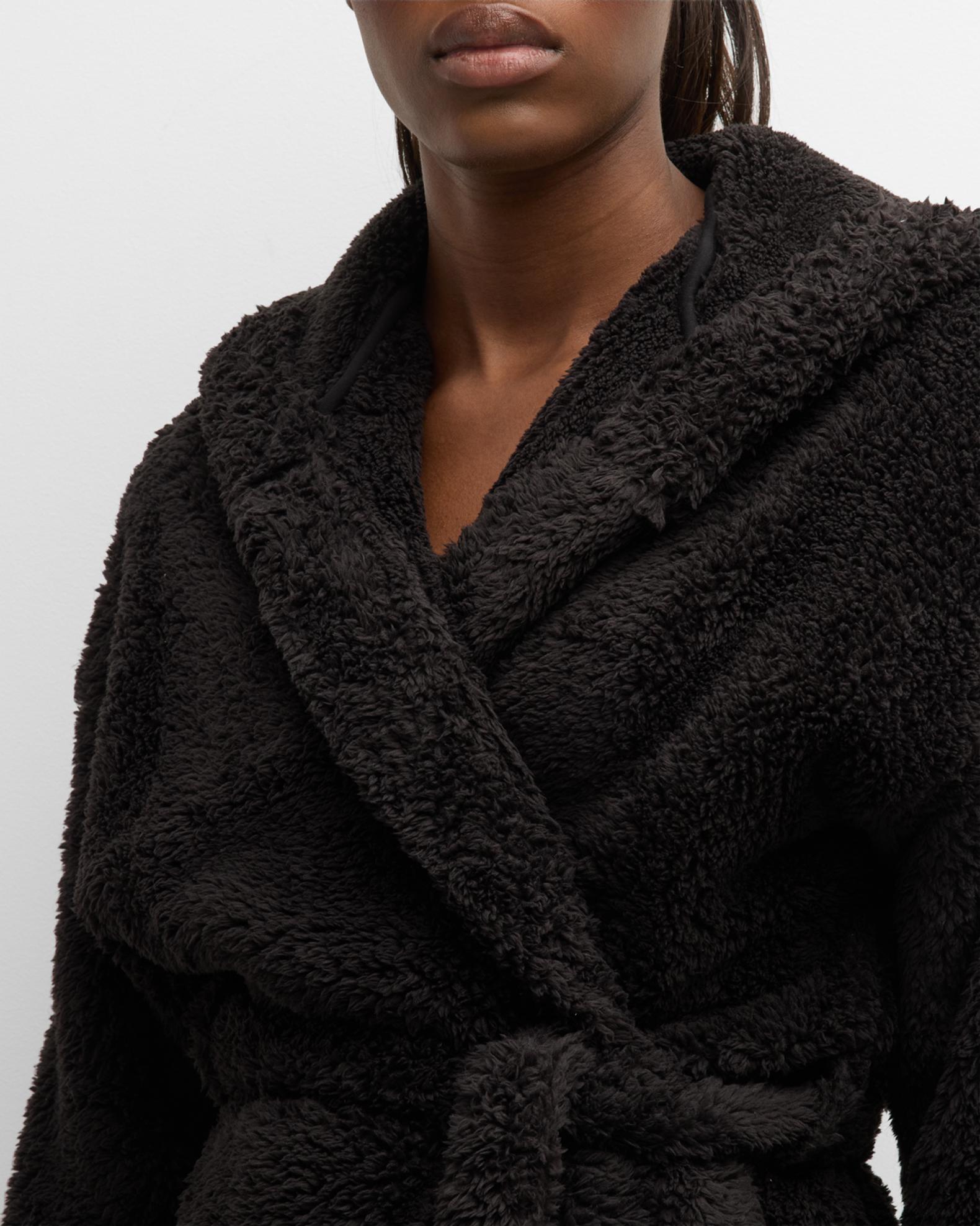 Skin Wyleen Hooded Fuzzy Robe | Neiman Marcus