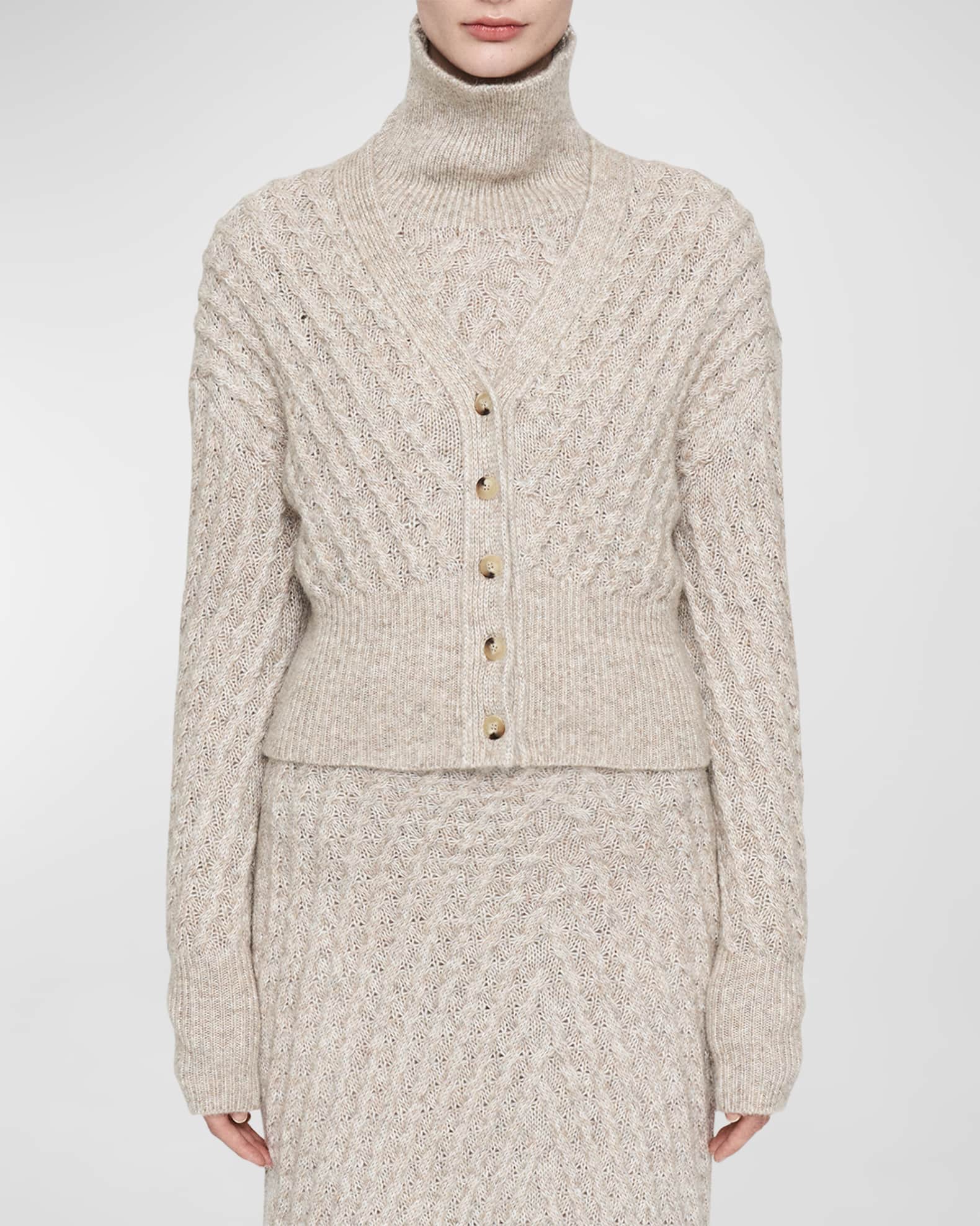 Joseph a boxy cable new arrivals knit pullover