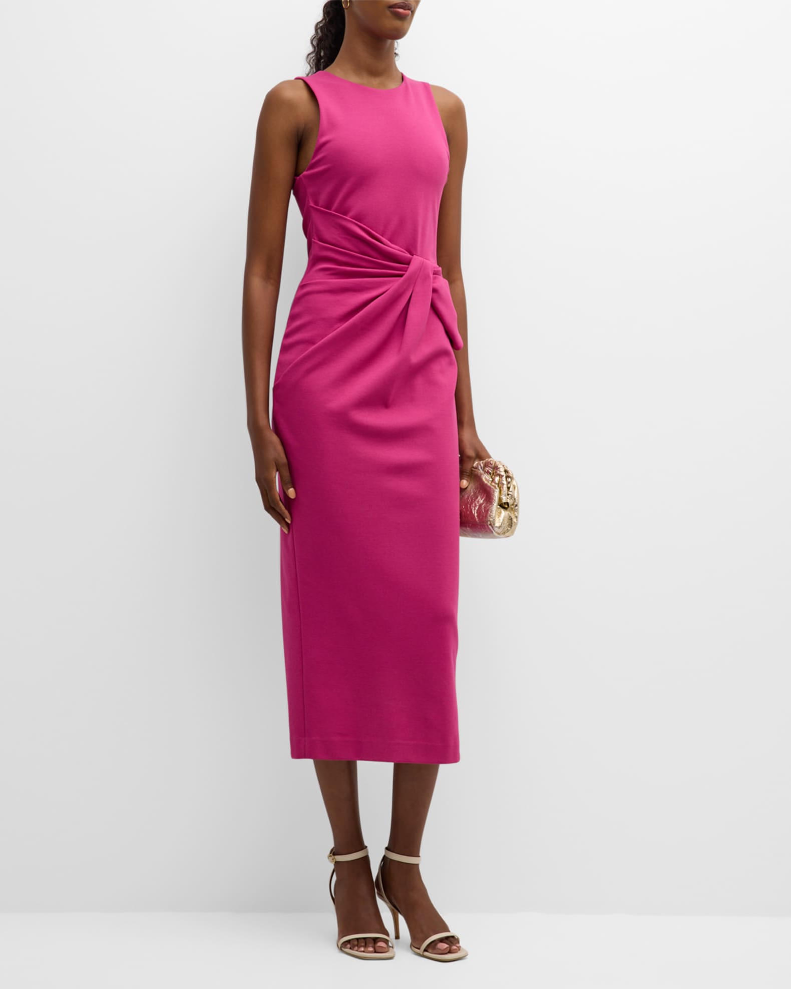 ワンピース EMPORIO ARMANI Woman Dress Sky Blue EW001537TE13527 P4004 Emporio Armani Emma Pleated A-Line Mini Dress | Neiman Marcus