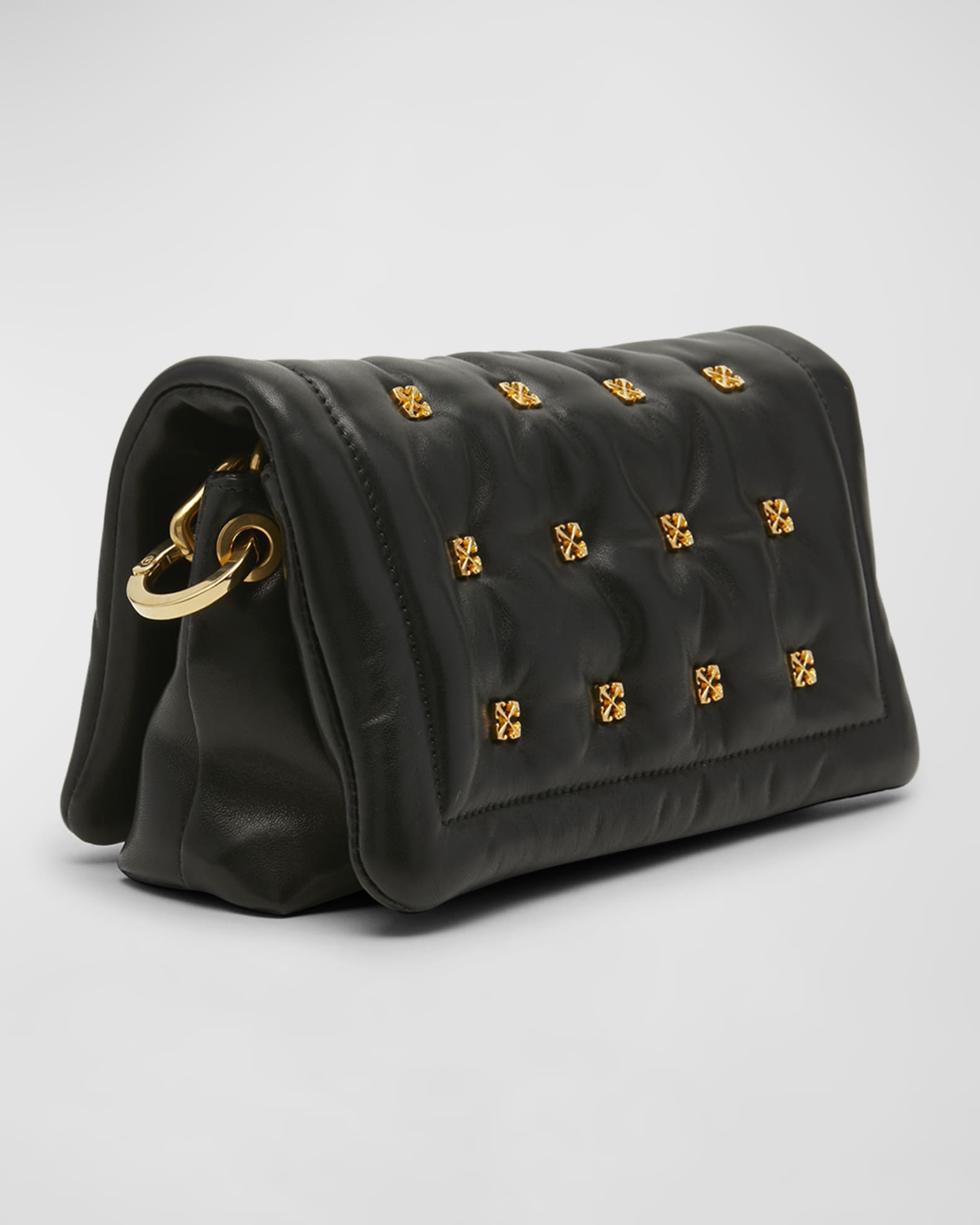 OffWhite Small Arrow Quilted Leather Crossbody Bag Neiman Marcus