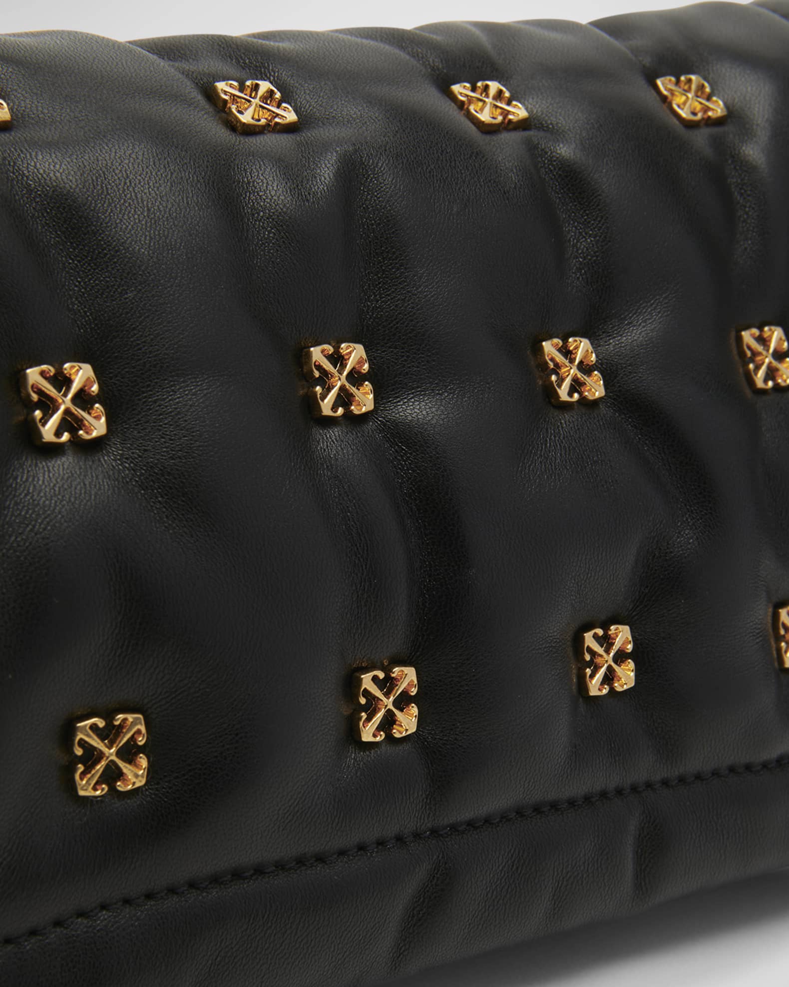 OffWhite Small Arrow Quilted Leather Crossbody Bag Neiman Marcus