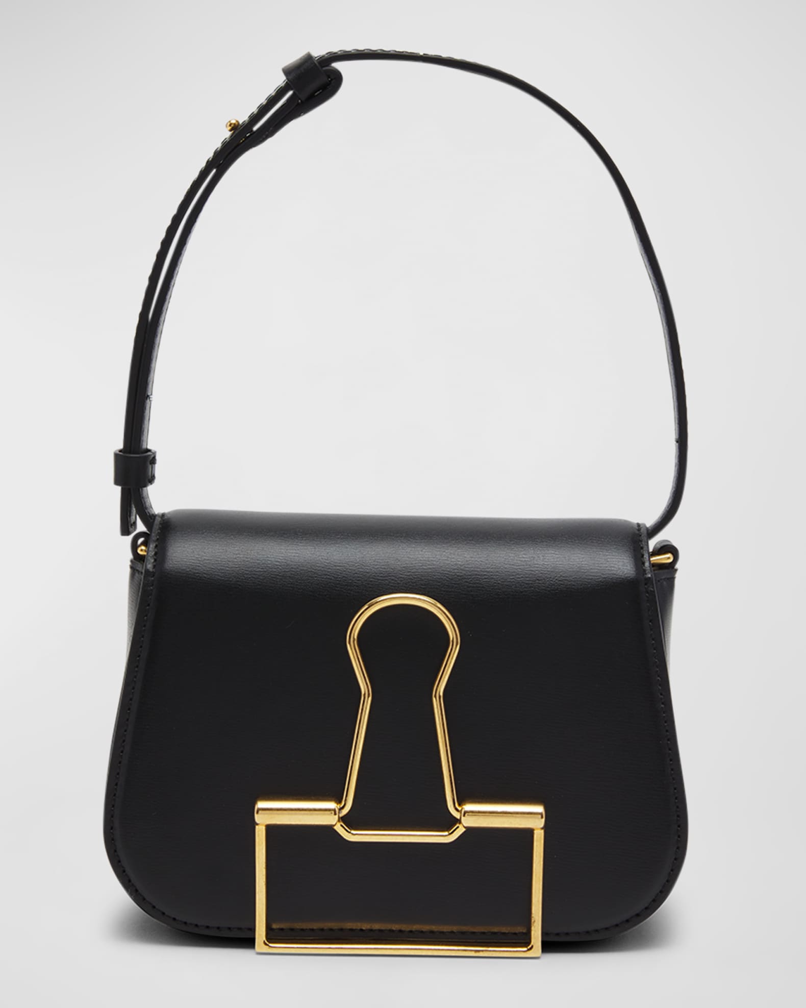 Off-White Skeleton Binder Leather Crossbody Bag