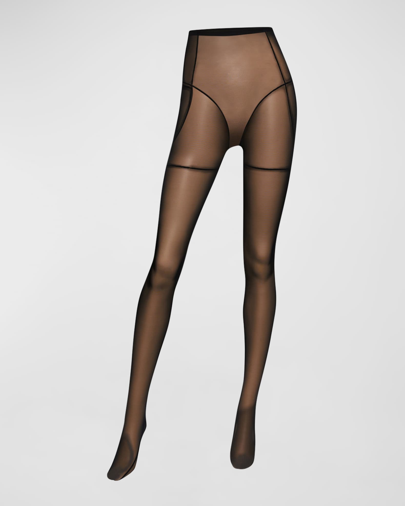 Wolford Individual 10 Back Seam Tights