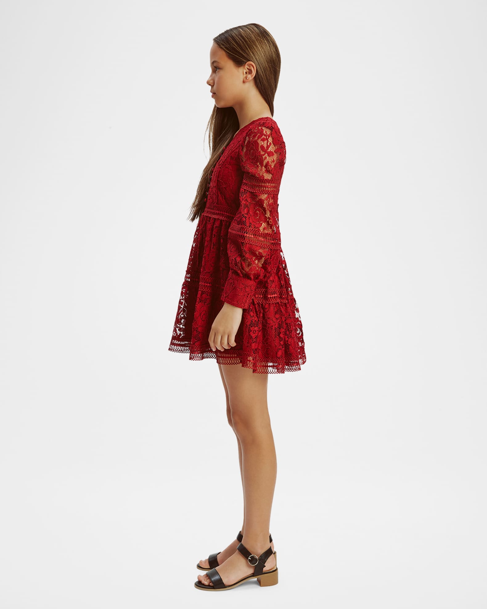 Girl s Venice Lace Mini Dress Size 5 14