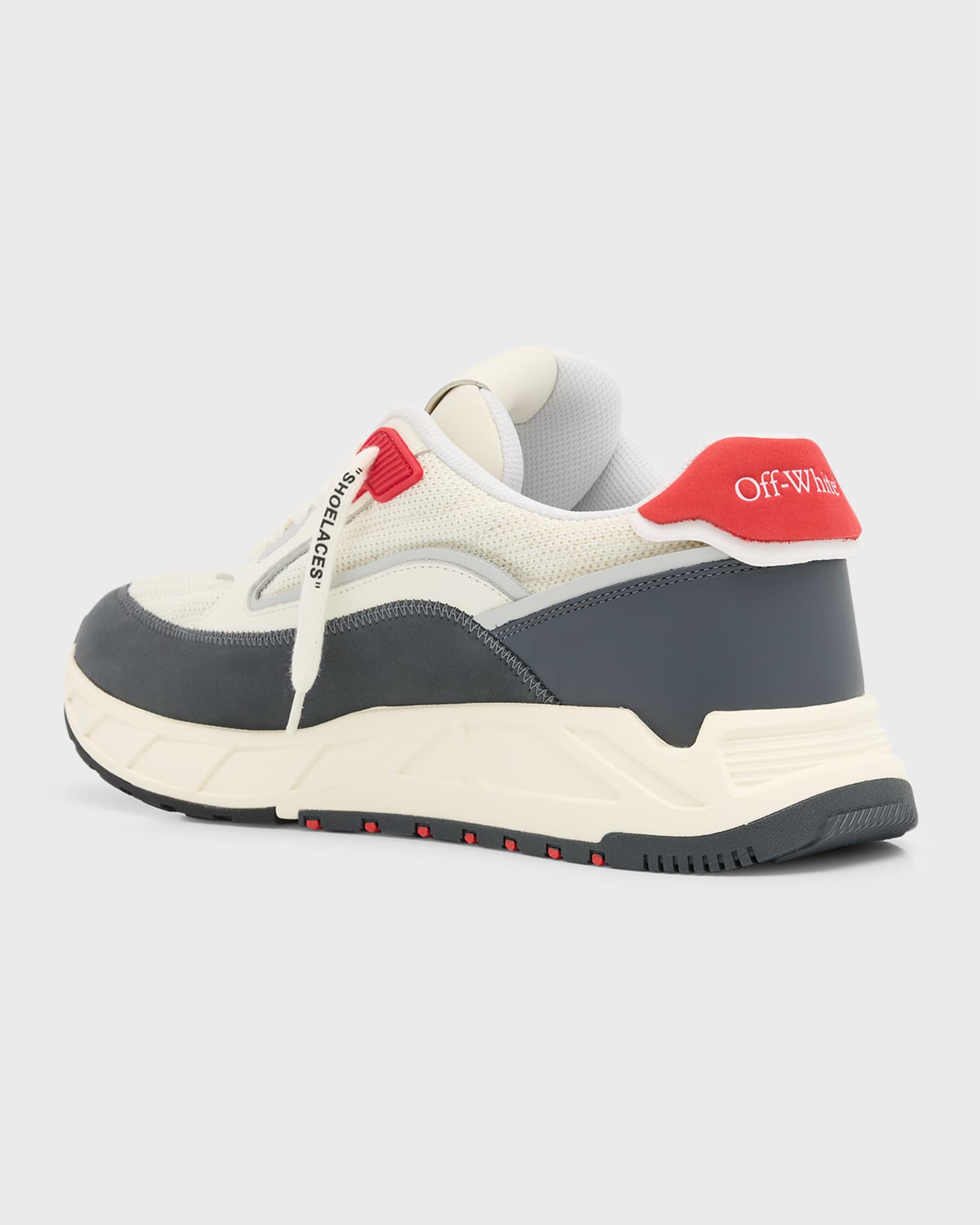 Off white running sneakers outlet