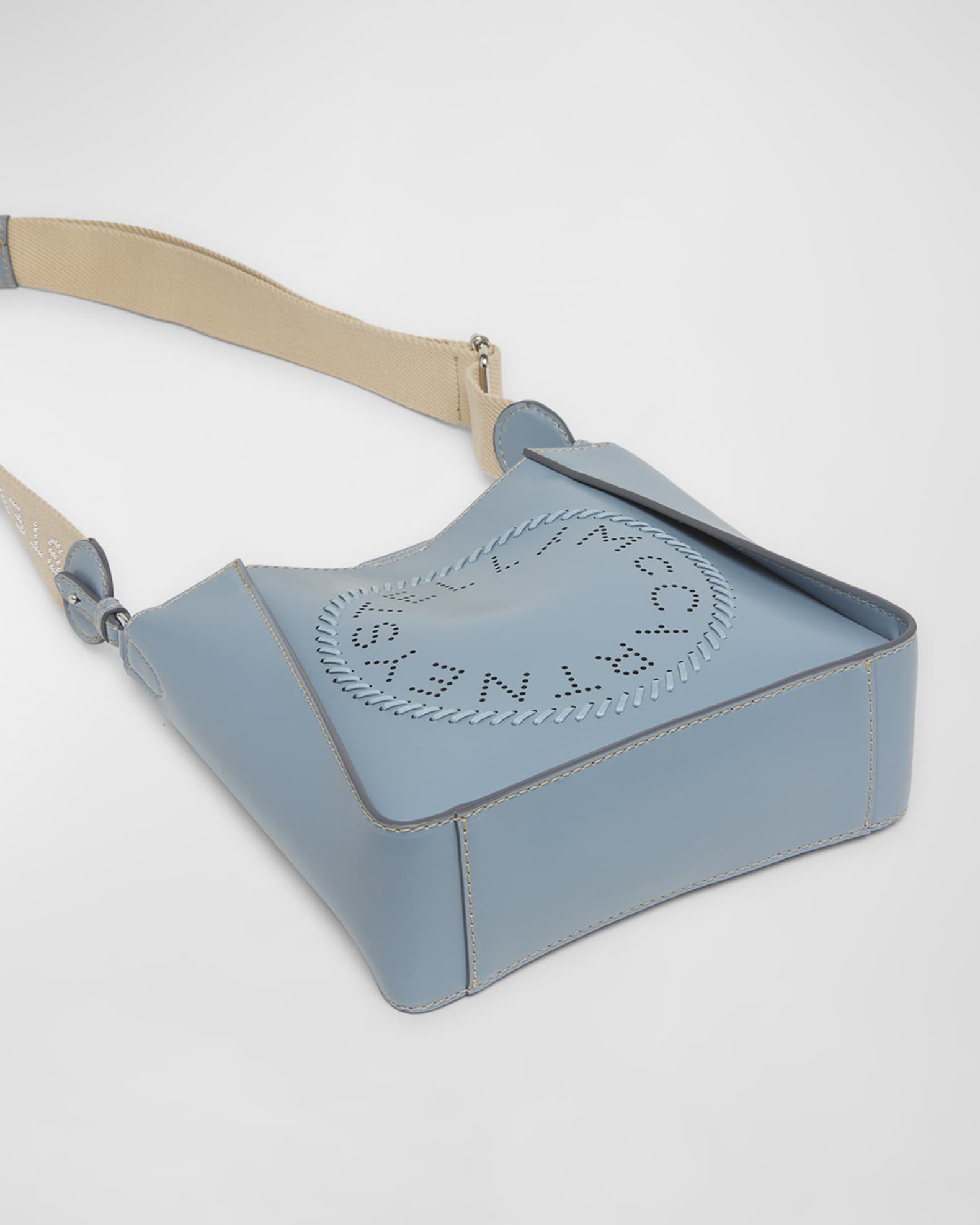 Mini Logo Vegan Leaher Crossbody Bag