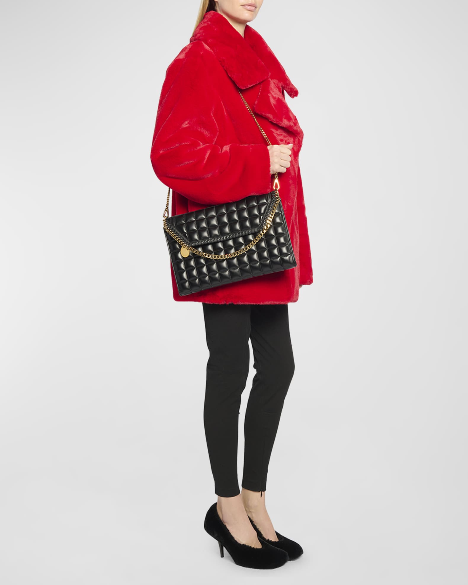Quilted faux leather crossbody bag new arrivals