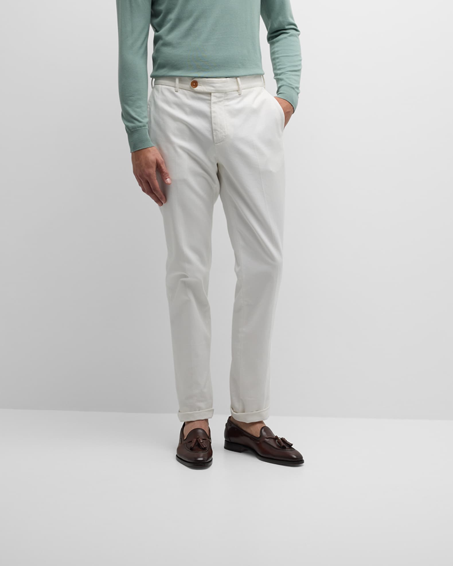 Purple Tassel-Trimmed Loafers main image 1