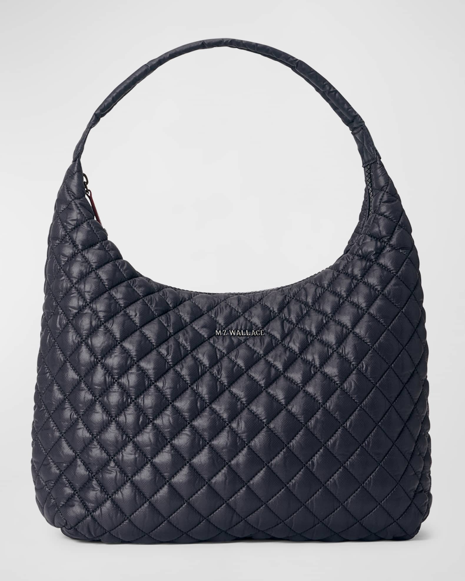 MZ WALLACE Metro Large Quilted Nylon Shoulder Bag | Neiman Marcus
