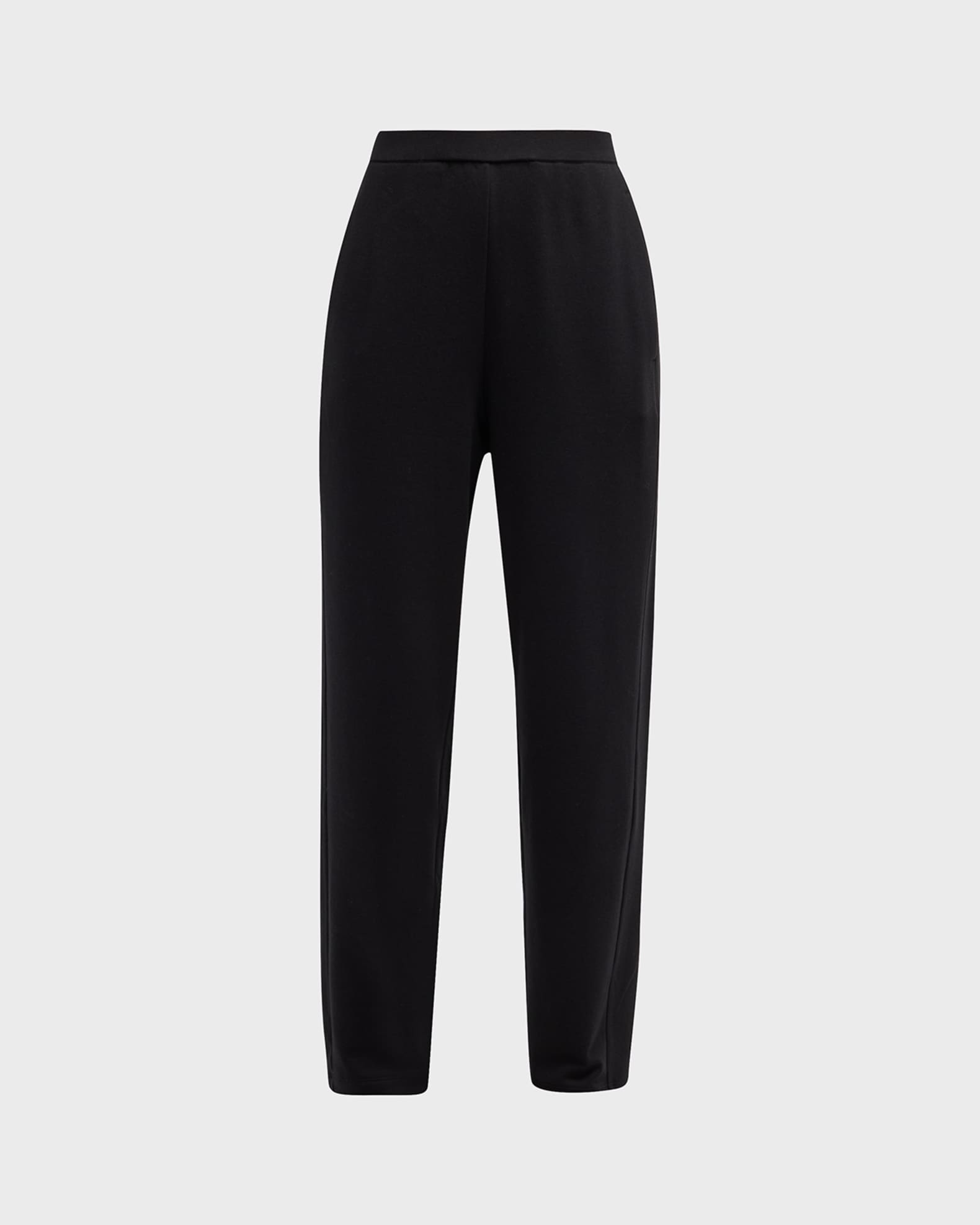 Eileen Fisher Cropped Brushed Terry Pants | Neiman Marcus