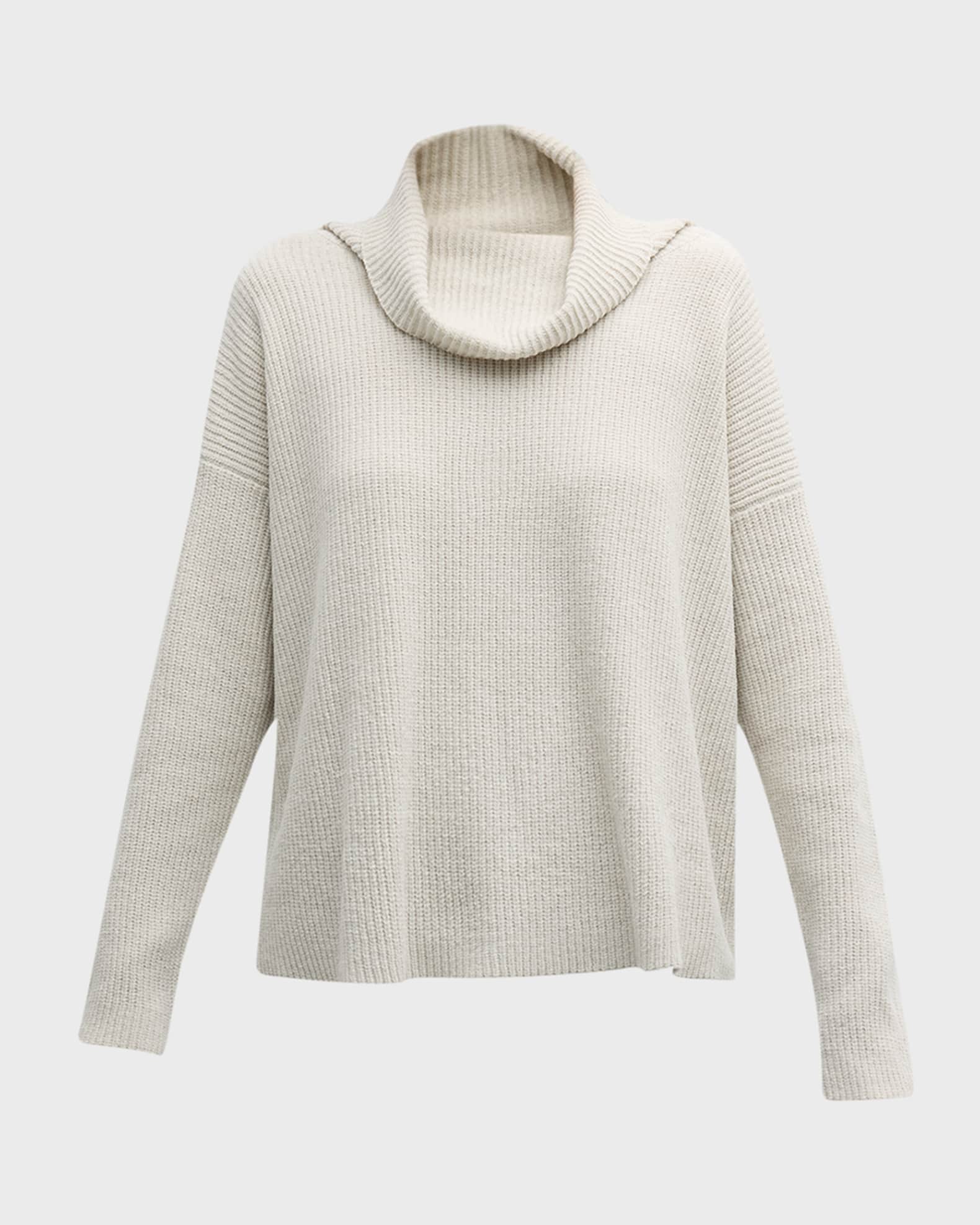 Eileen Fisher Missy Organic Cotton Chenille Turtleneck Sweater | Neiman ...