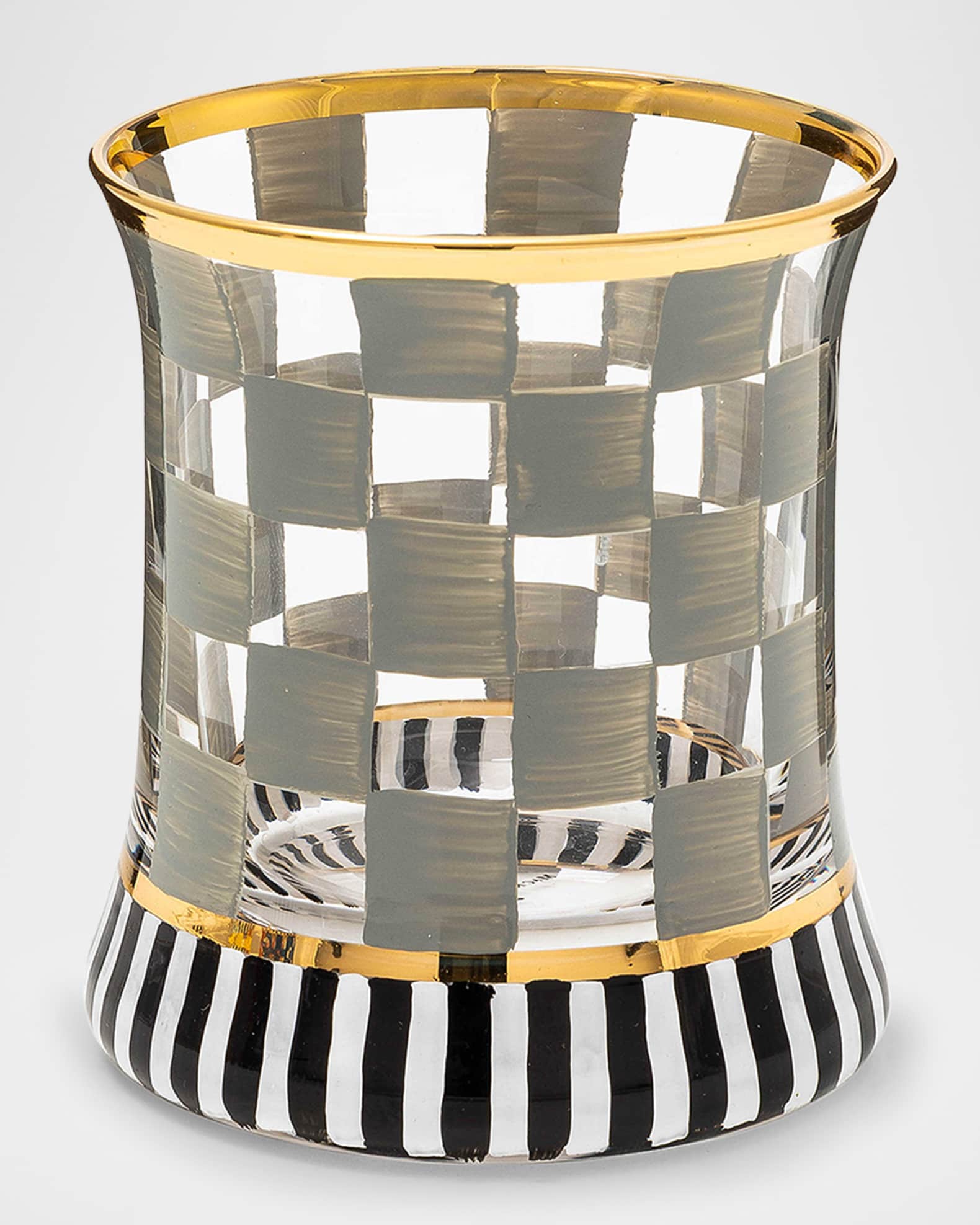 8 oz. Carnival Sterling Glass Tumbler, Set of 2 1