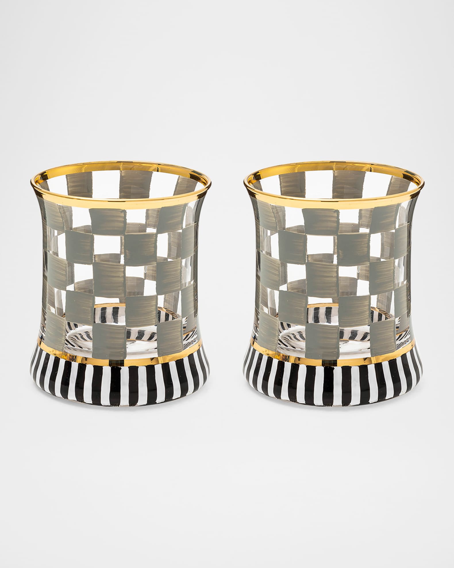 8 oz. Carnival Sterling Glass Tumbler, Set of 2 0