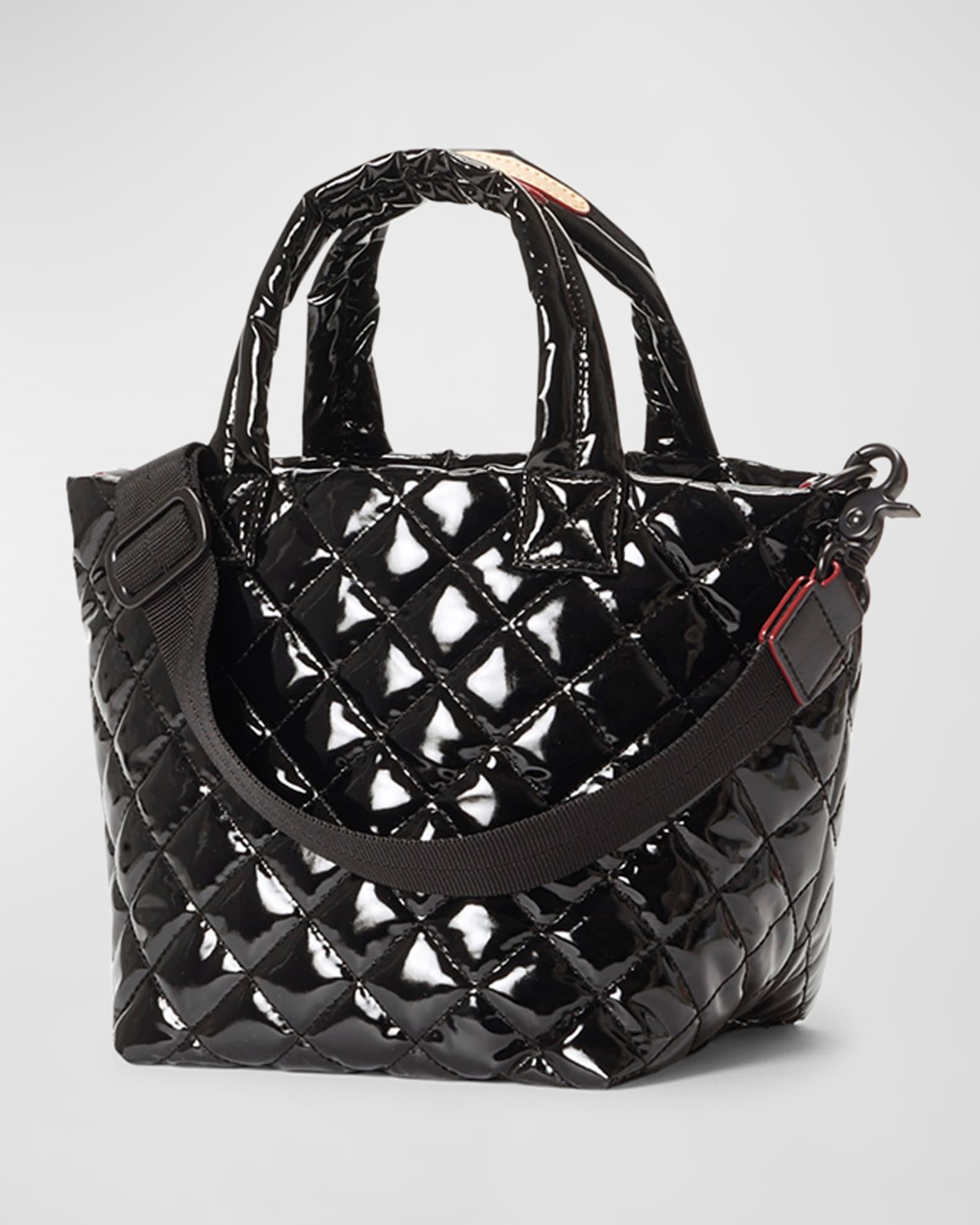 Mz wallace discount black patent tote