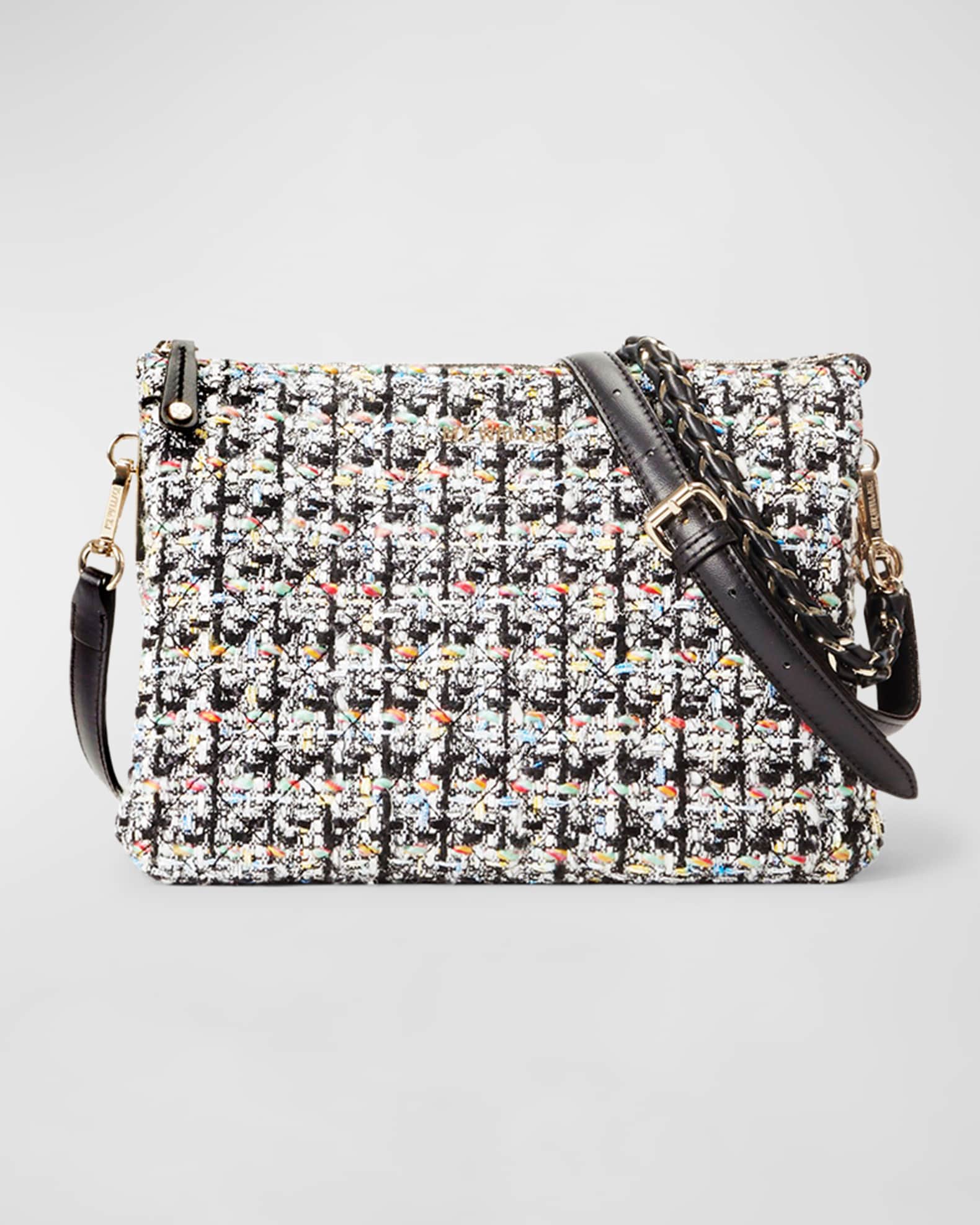 MZ WALLACE Crosby Pippa Tweed Large Crossbody Bag Neiman Marcus
