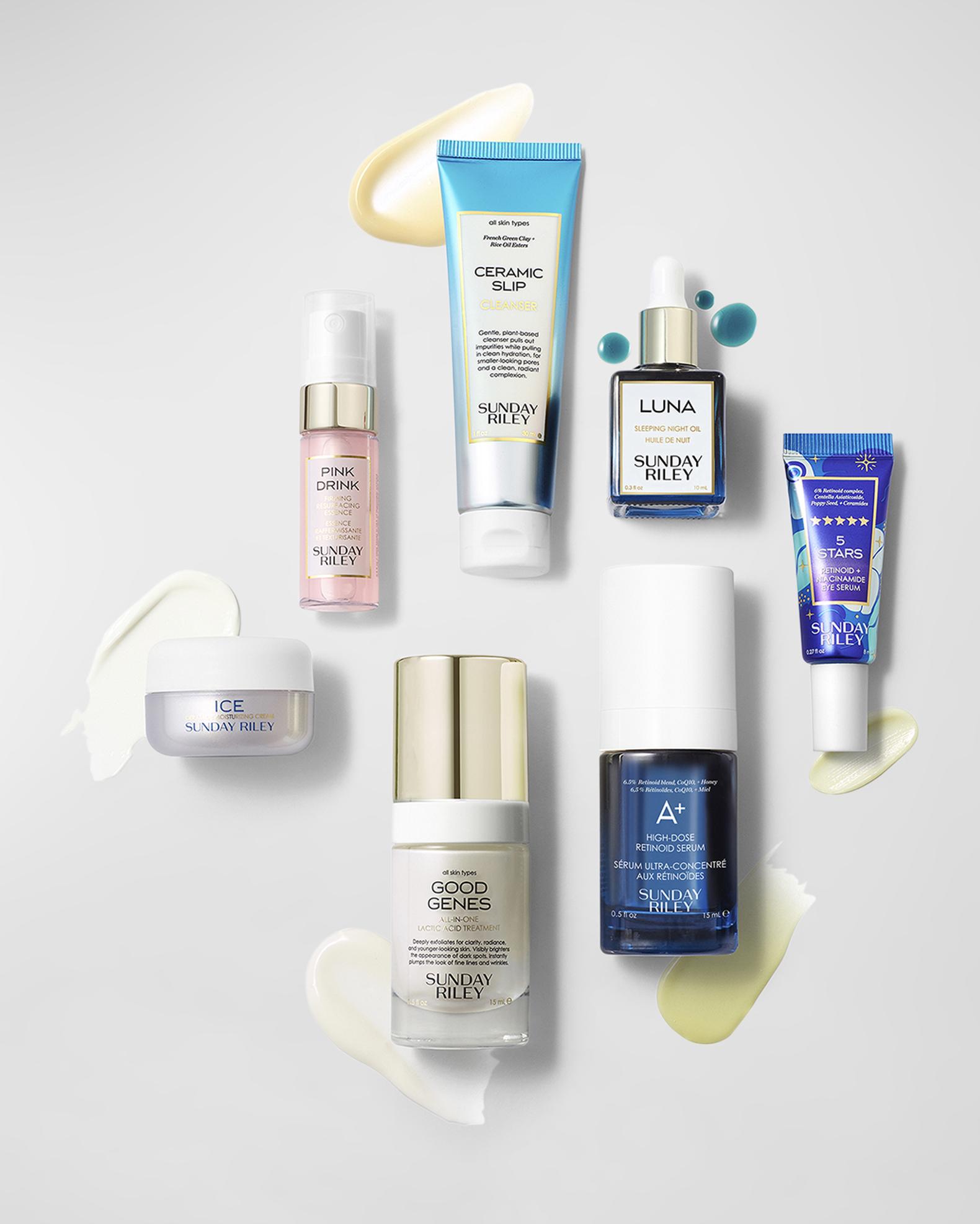 Sunday Riley Modern Skincare Go To Bed With Me Complete Evening Routine ...