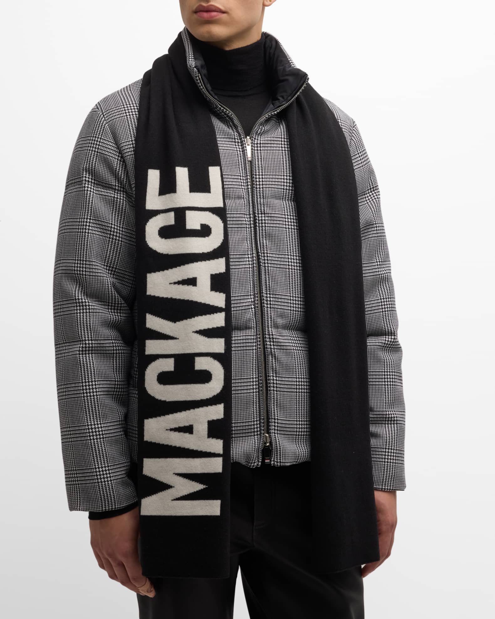 Men's Reversible Logo Scarf 1
