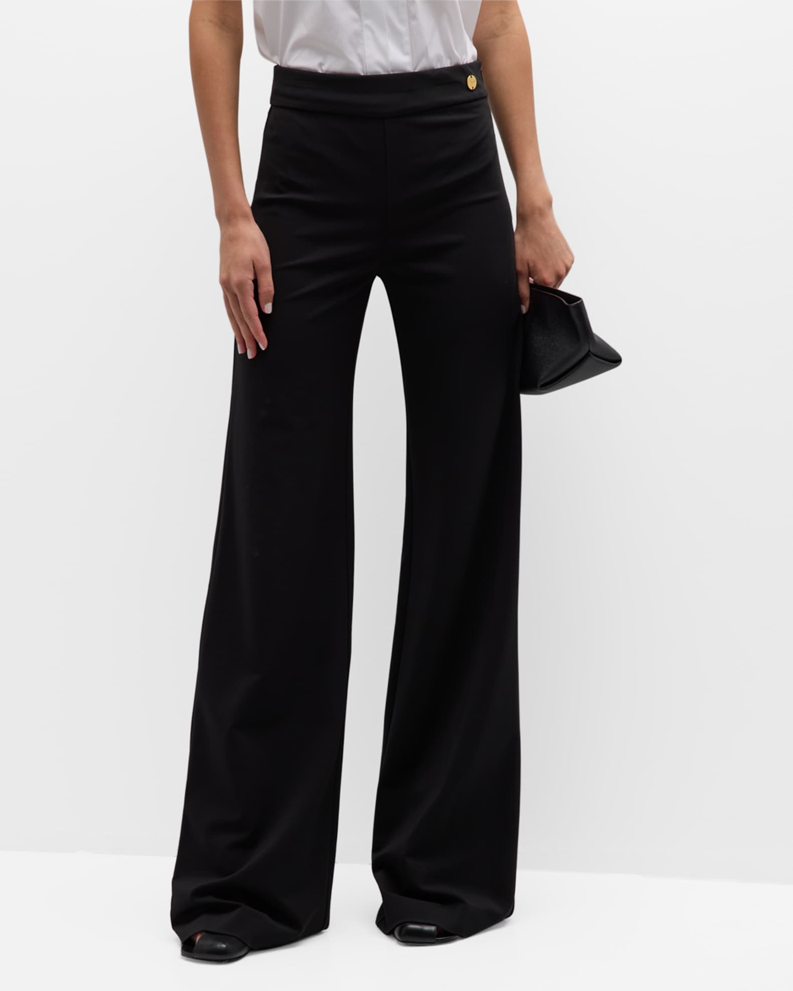 パンツ COURREGES SLASH SANGLE CREPE JERSEY FLARE PANTS courrèges TAILORED SLASH PANTS | REVERSIBLE