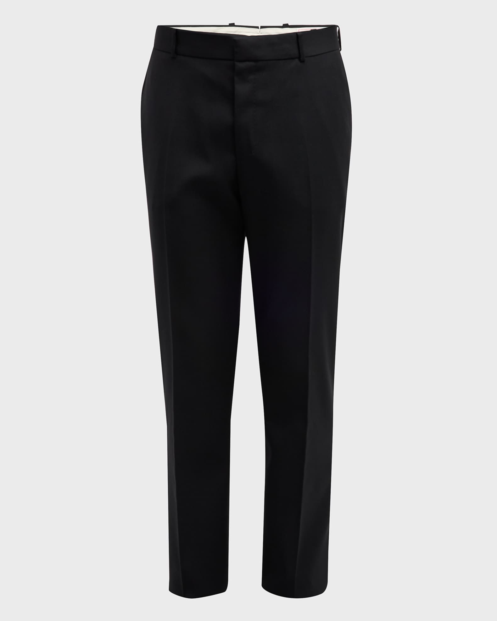 Alexander McQueen Men's Wool Gabardine Cigarette Pants