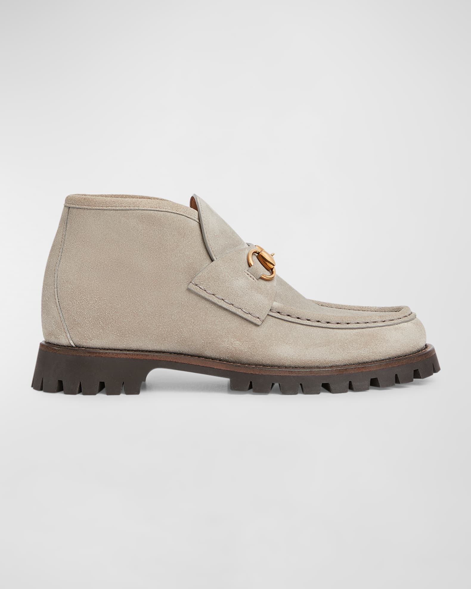 Suede moccasin booties top