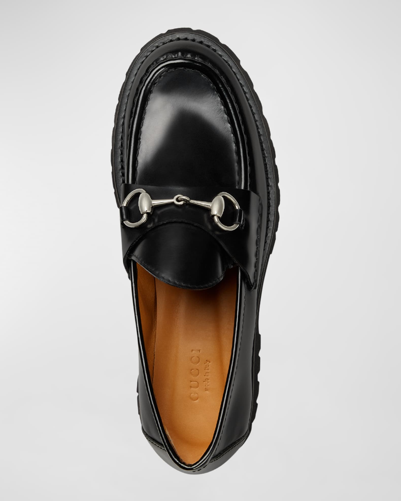 Gucci Sylke Leather Bit Loafers | Neiman Marcus