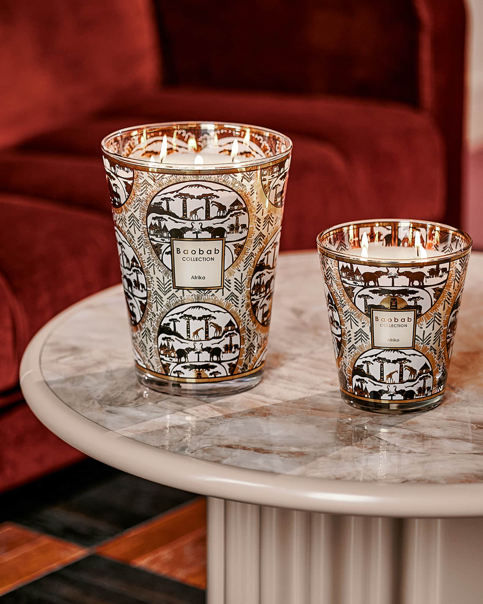 レビュー高評価の商品 Baobab oz 47.6 Candle, Max10 4-Wick Afrika Collection キャンドル