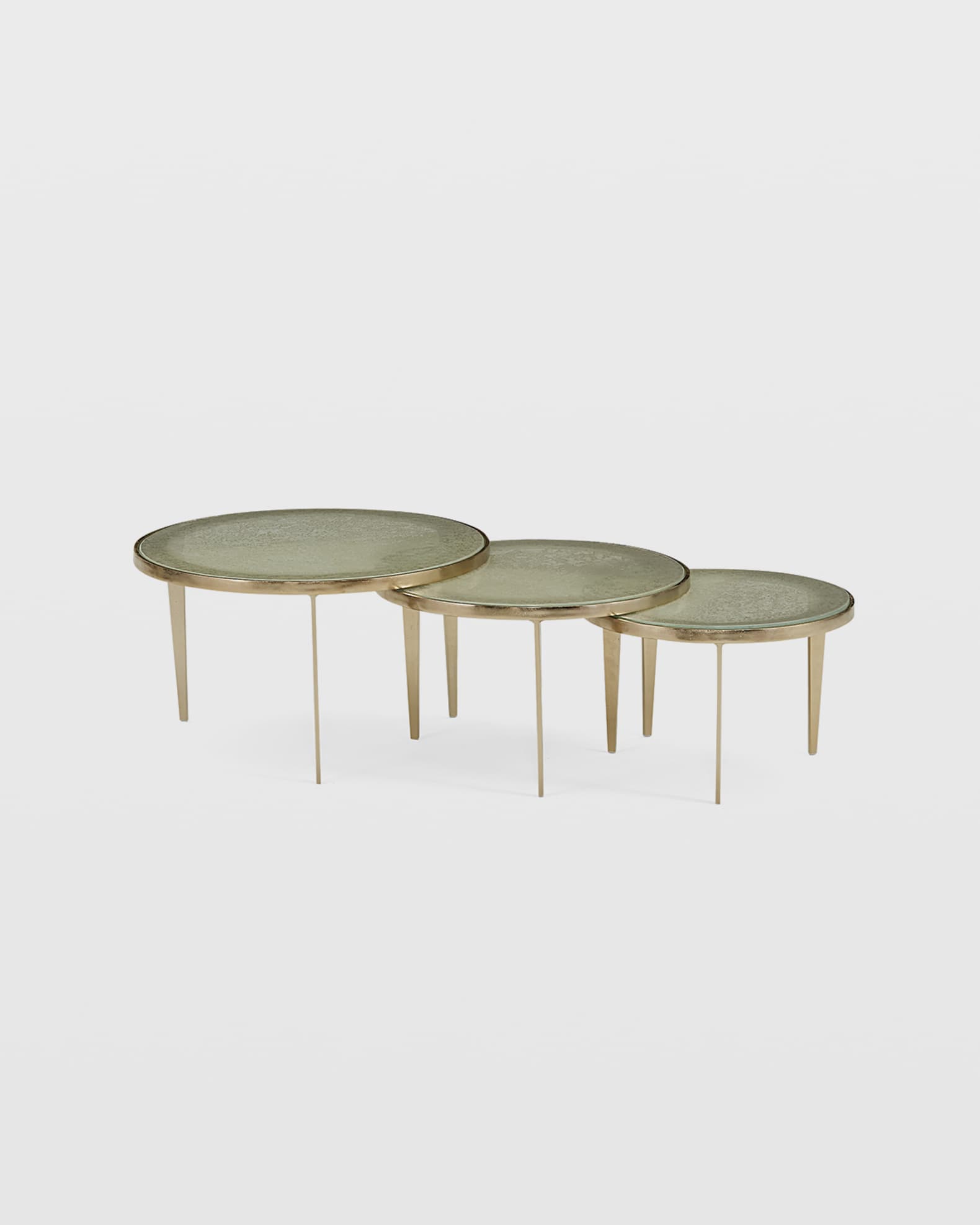 Jan Nesting Cocktail Tables, Champagne  1