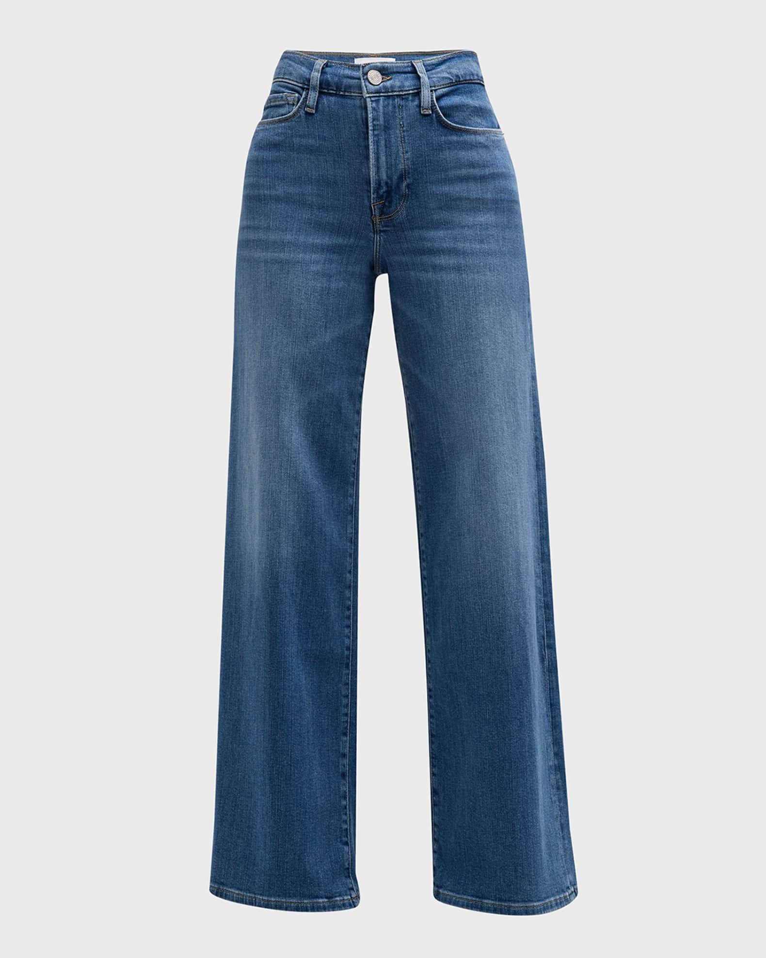 FRAME Le Slim Palazzo Jeans | Neiman Marcus