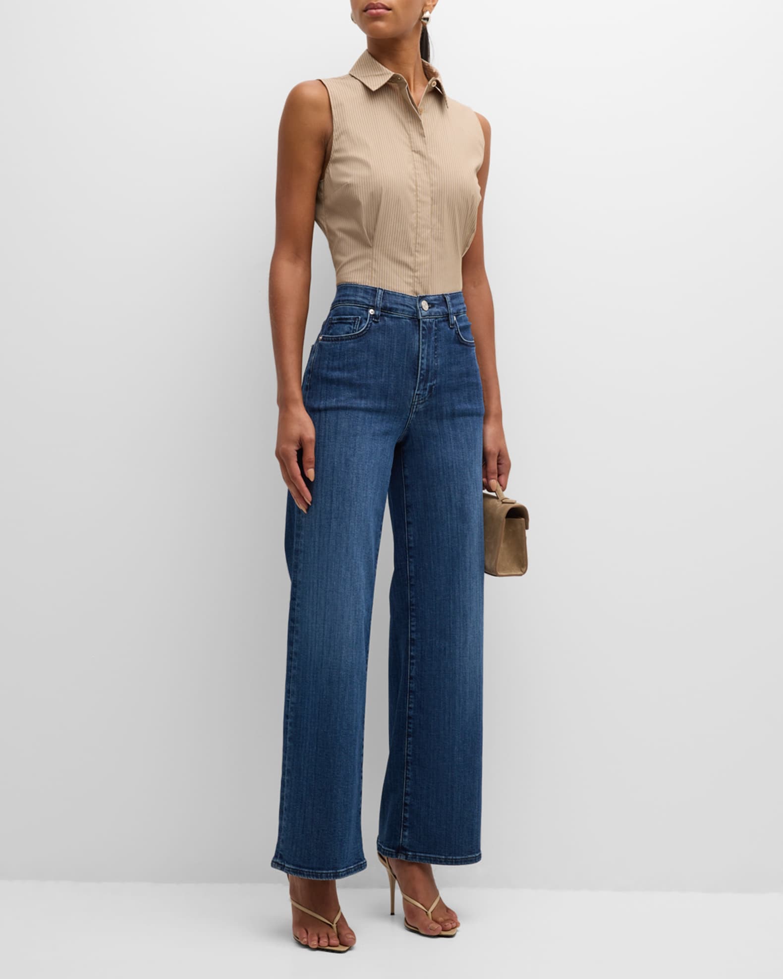 Le Slim Palazzo Jeans 1
