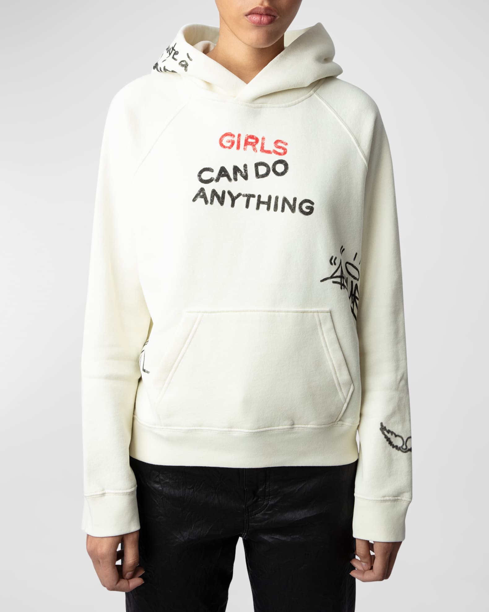 Girls can on sale do anything hoodie