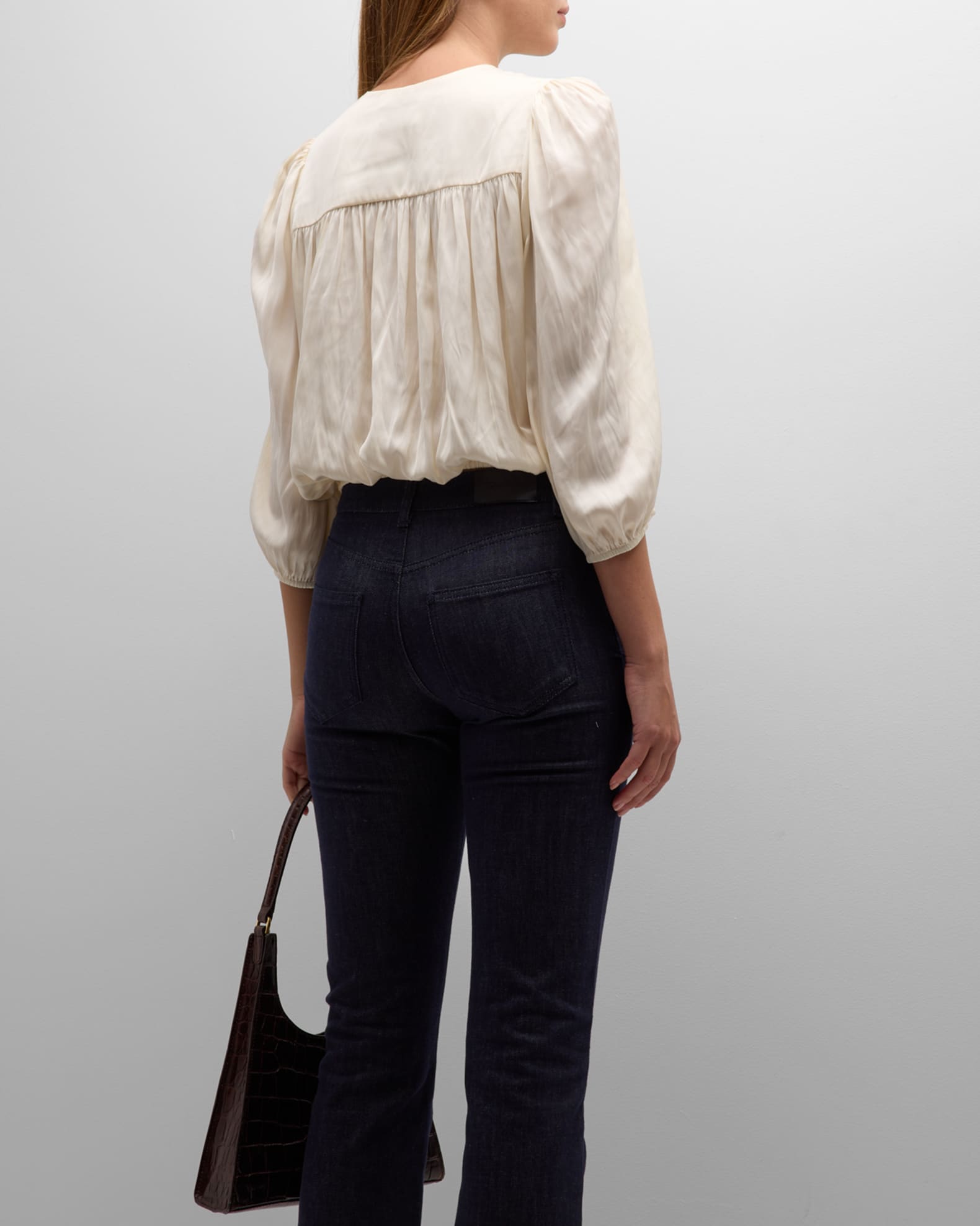 Zadig & Voltaire Tweet Anemone Ruffle Printed Blouse - Yellow