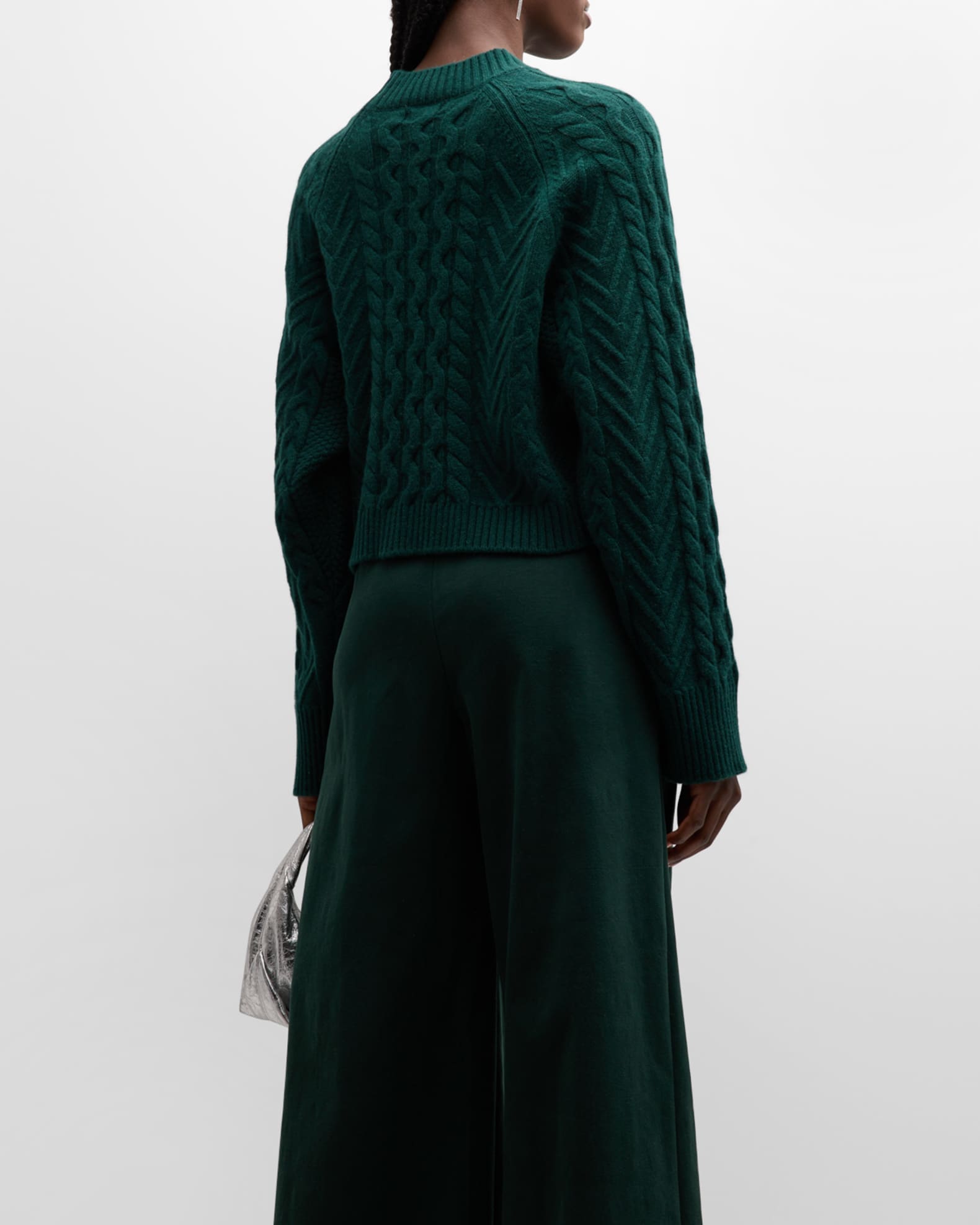 Sablyn Walker Cable-Knit Sweater | Neiman Marcus