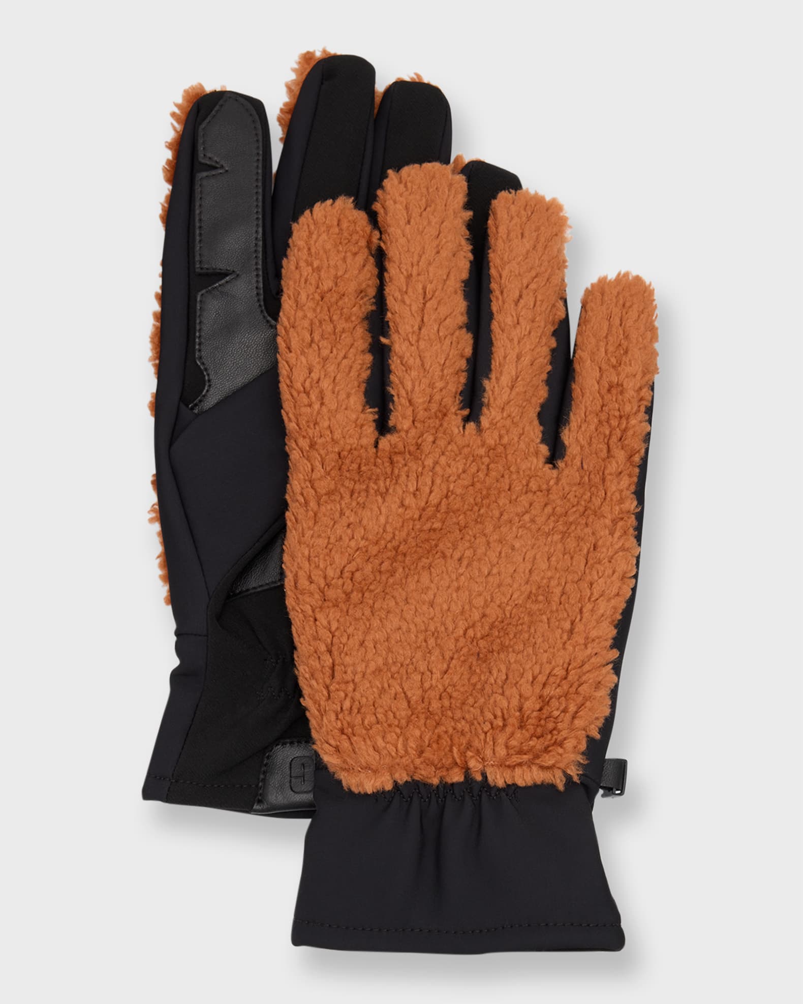 UGG Men's Uggfluff Gloves with Leather Palm