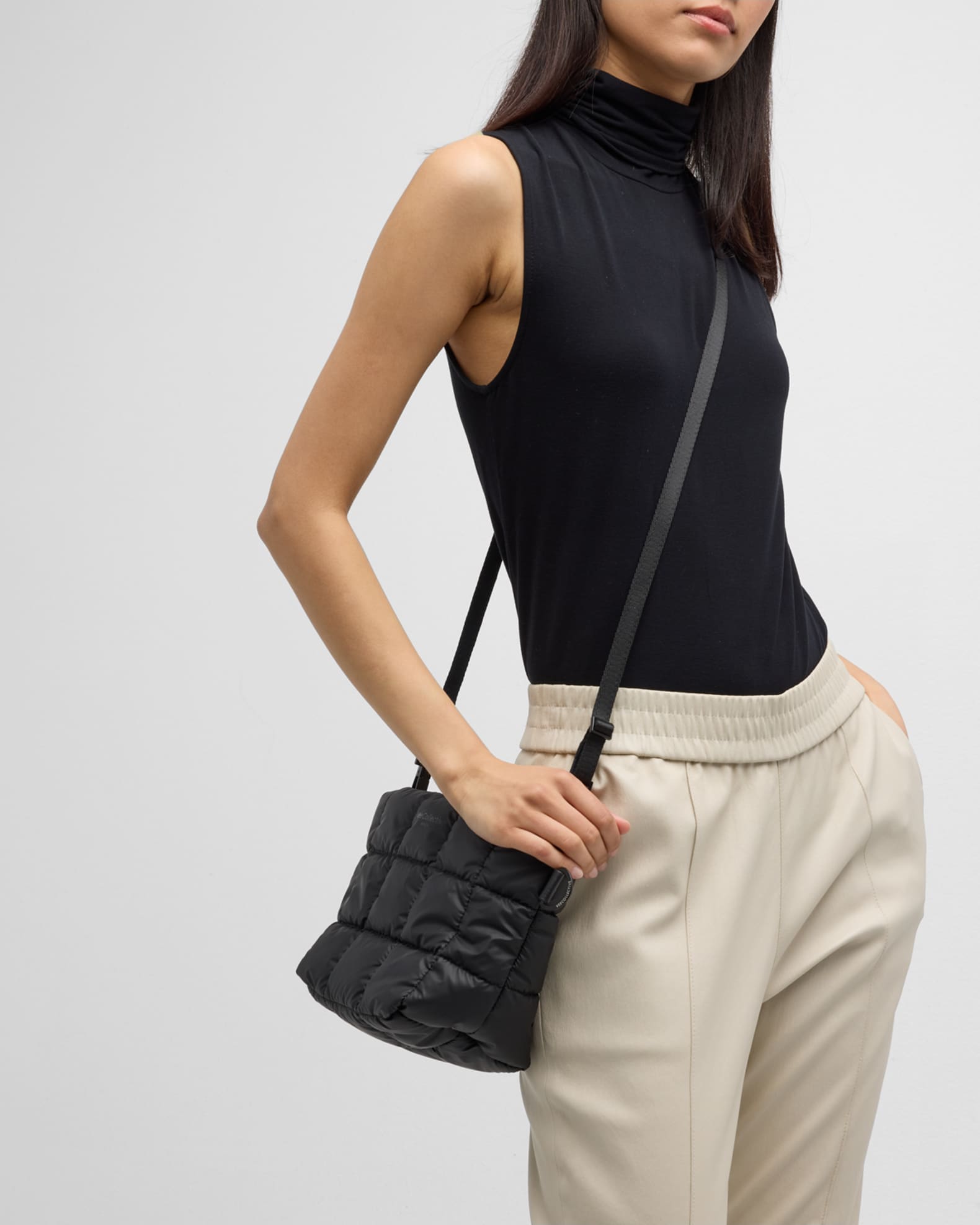 VeeCollective Porter Water Resistant Nylon Clutch Bag Neiman Marcus
