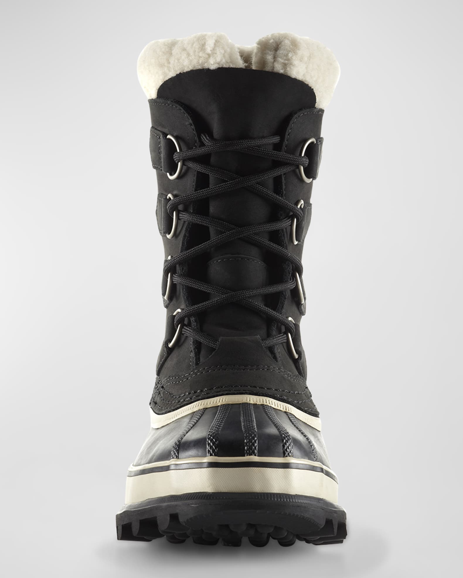 Sorel Caribou Faux Fur LaceUp Boots Neiman Marcus
