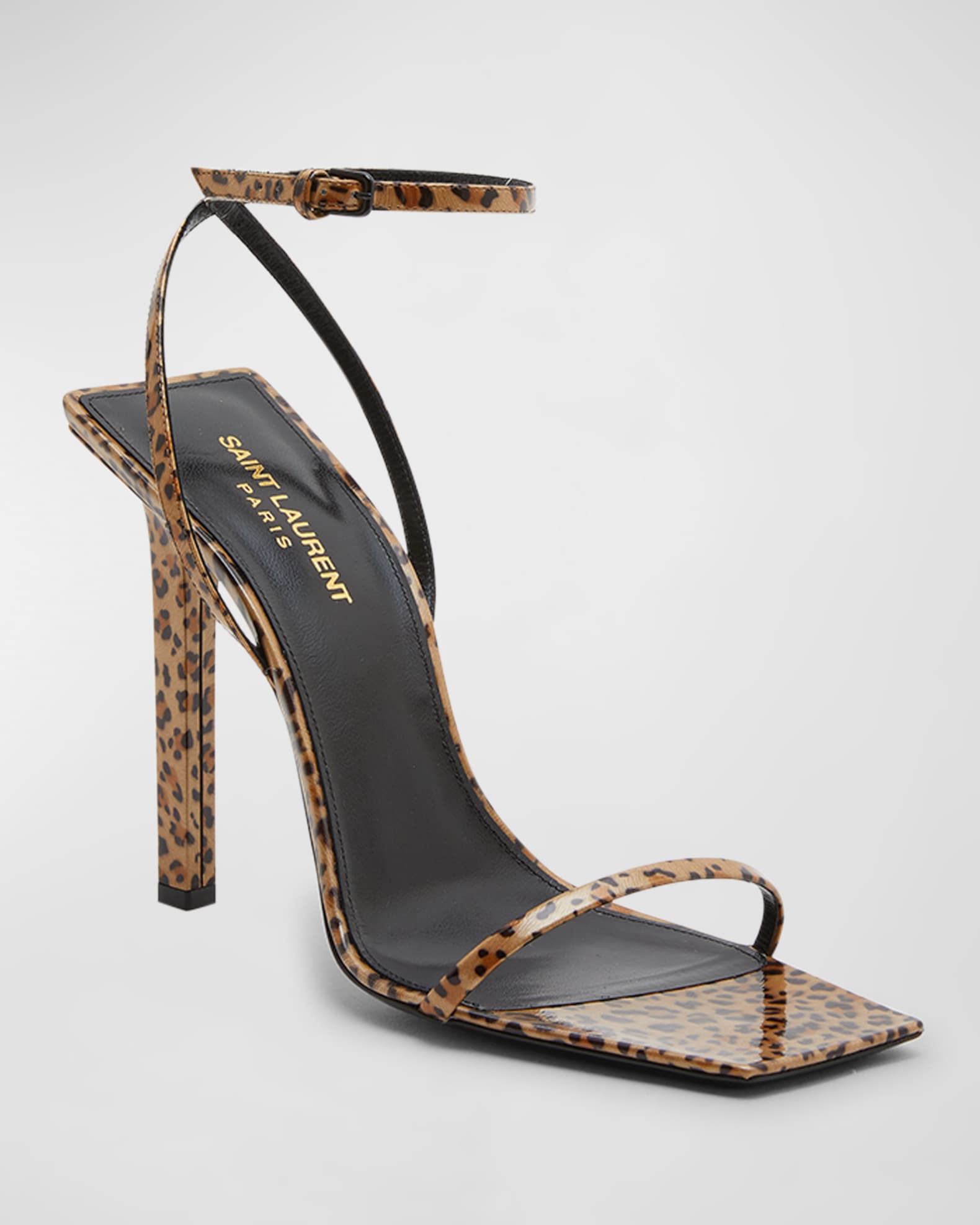 Ysl leopard sandals 2025