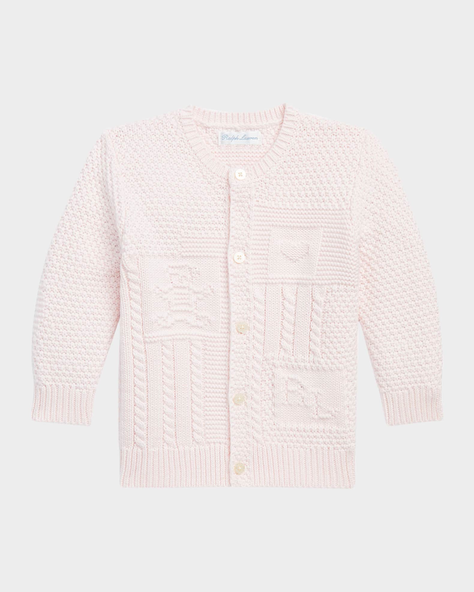 Ralph lauren cardigan baby girl clearance