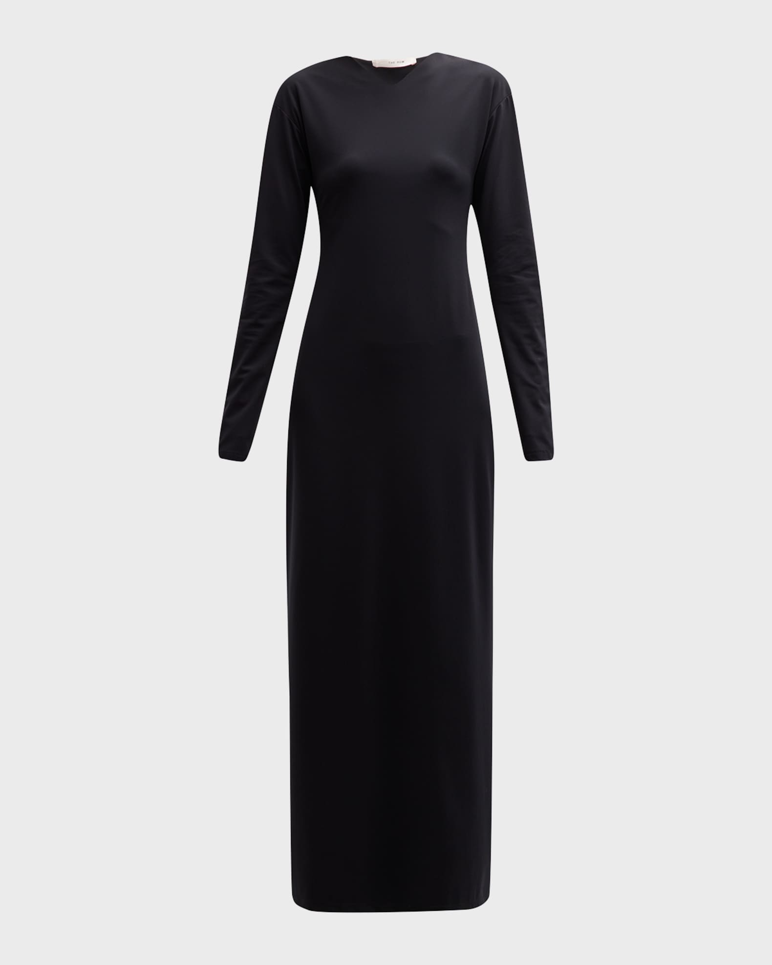 THE ROW Eima V-Neck Long-Sleeve Maxi Dress
