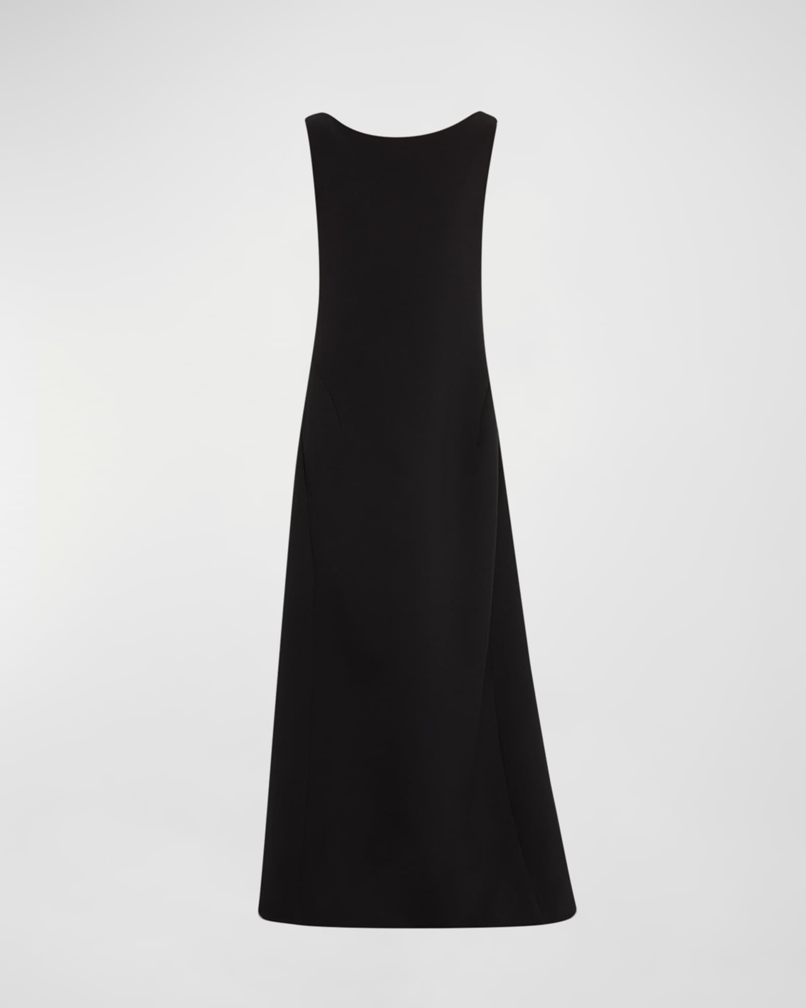 THE ROW Rhea Cowl-Back Wool Gown