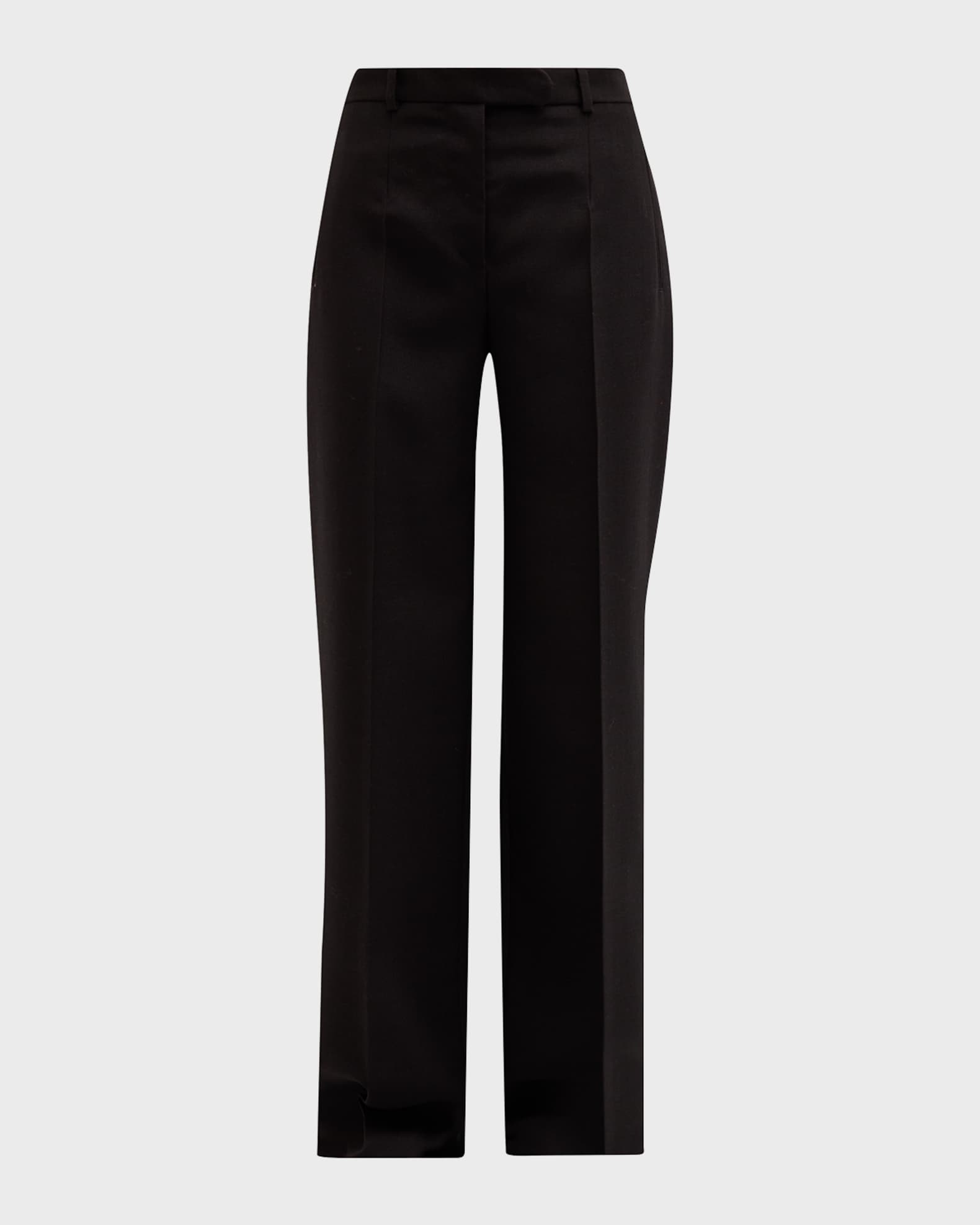THE ROW Banew Wide-Leg Crepe Pants