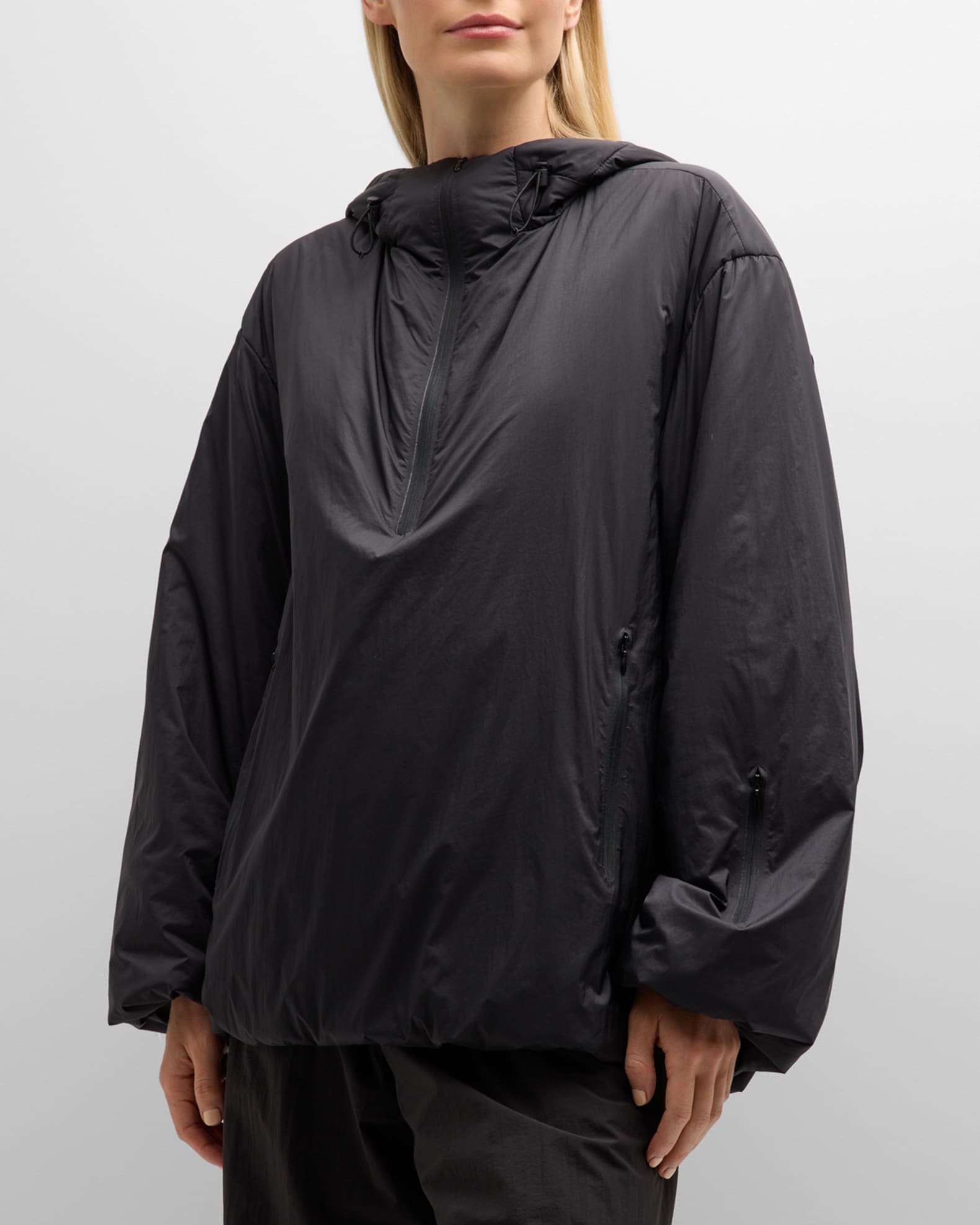 【in a row】nylon pintuck pants Nylon Collection | Neiman Marcus