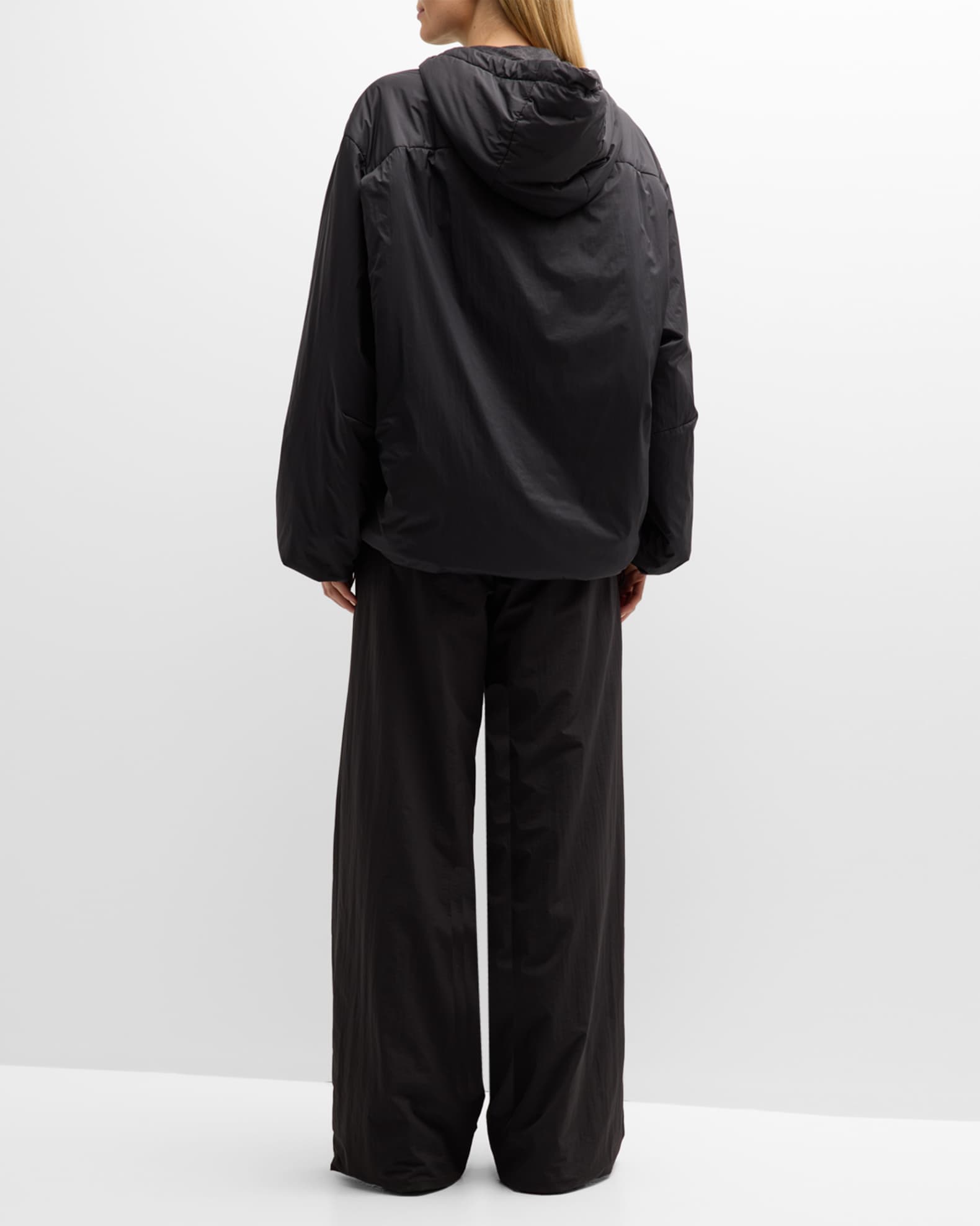 【in a row】nylon pintuck pants Milwaukee Men's 34 in. x 34 in. Gray Cotton/Polyester