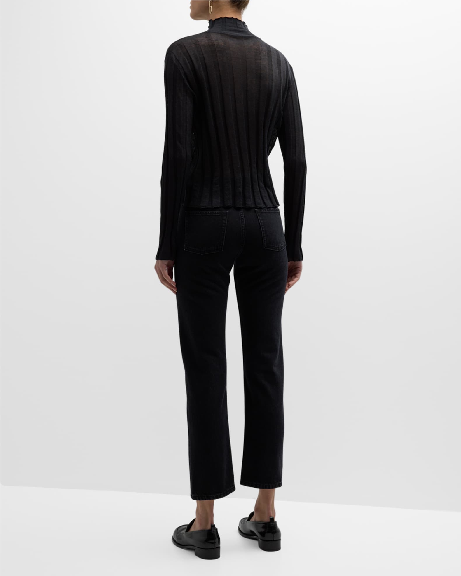 THE ROW Riaco Slim-Leg Crop Jeans | Neiman Marcus