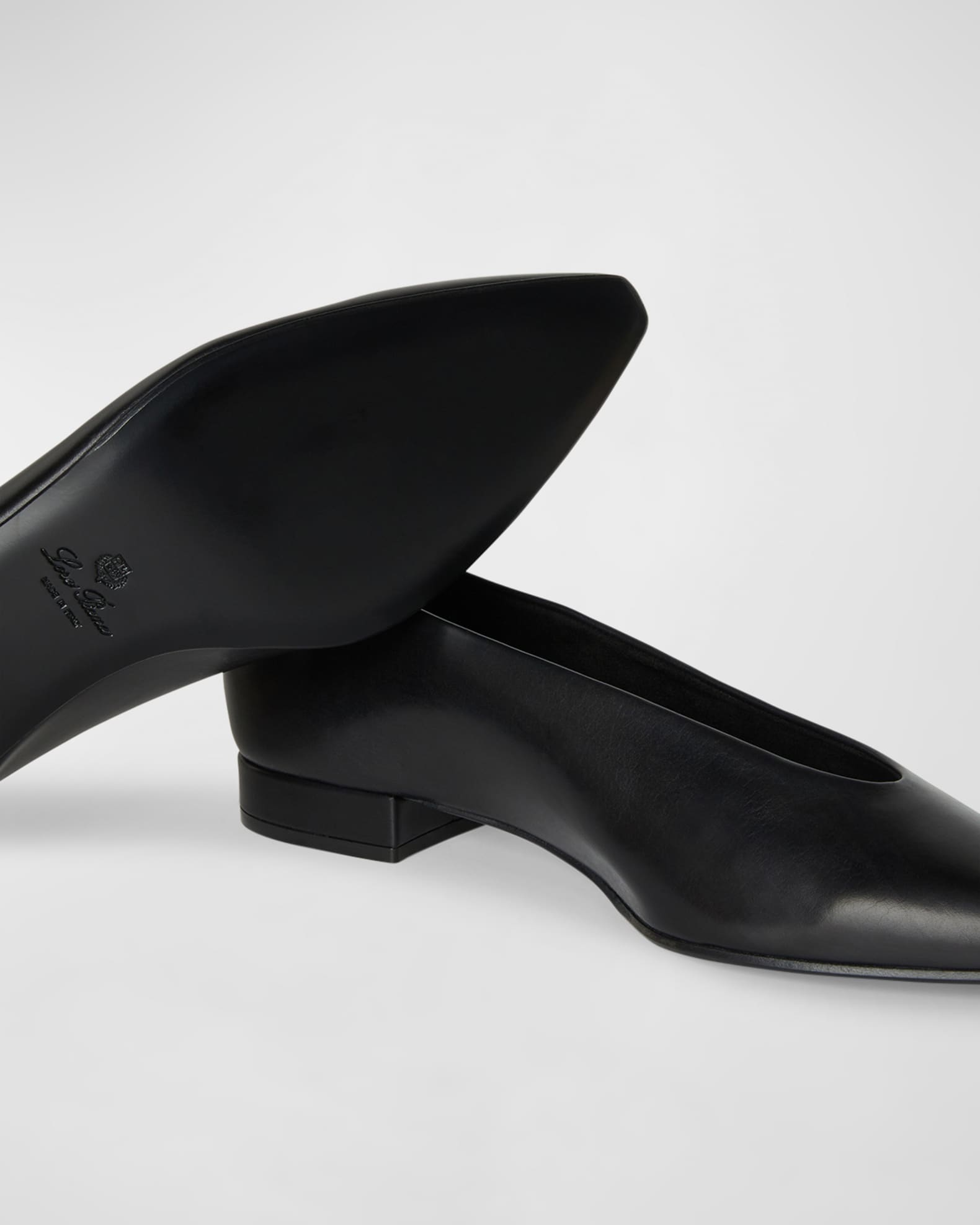 LP REBECCA BALLERINAS SNOW CALFSKIN